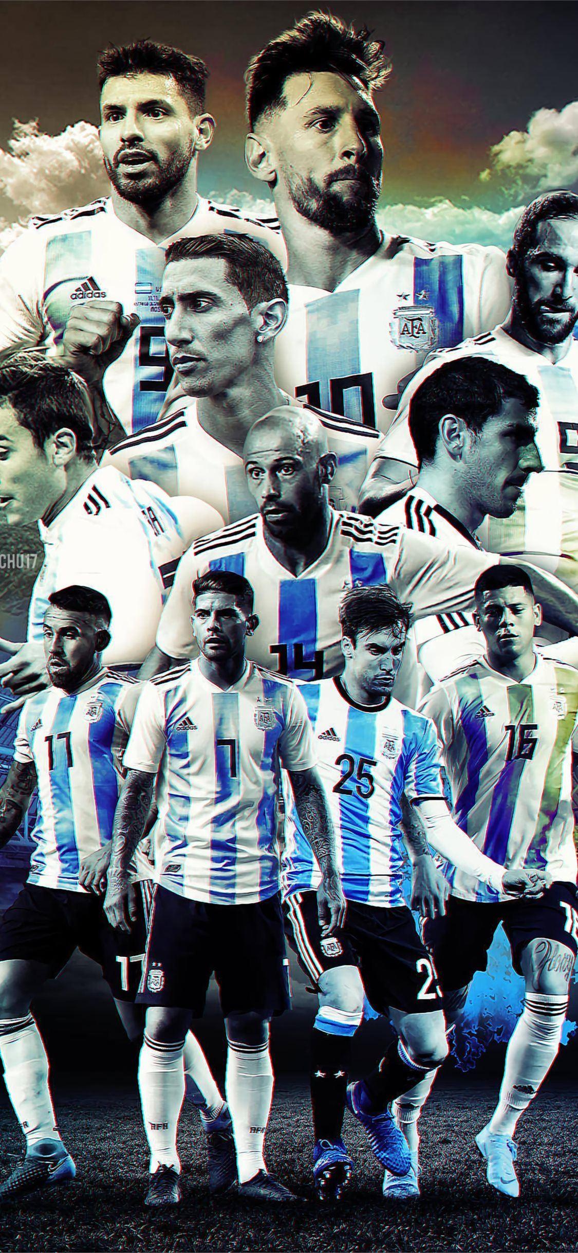 1125x2436 argentina national football team iPhone