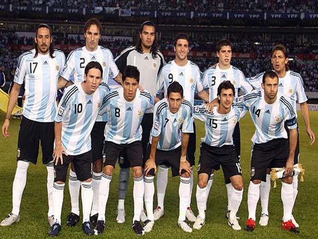 1024x768 Argentina National Football Team