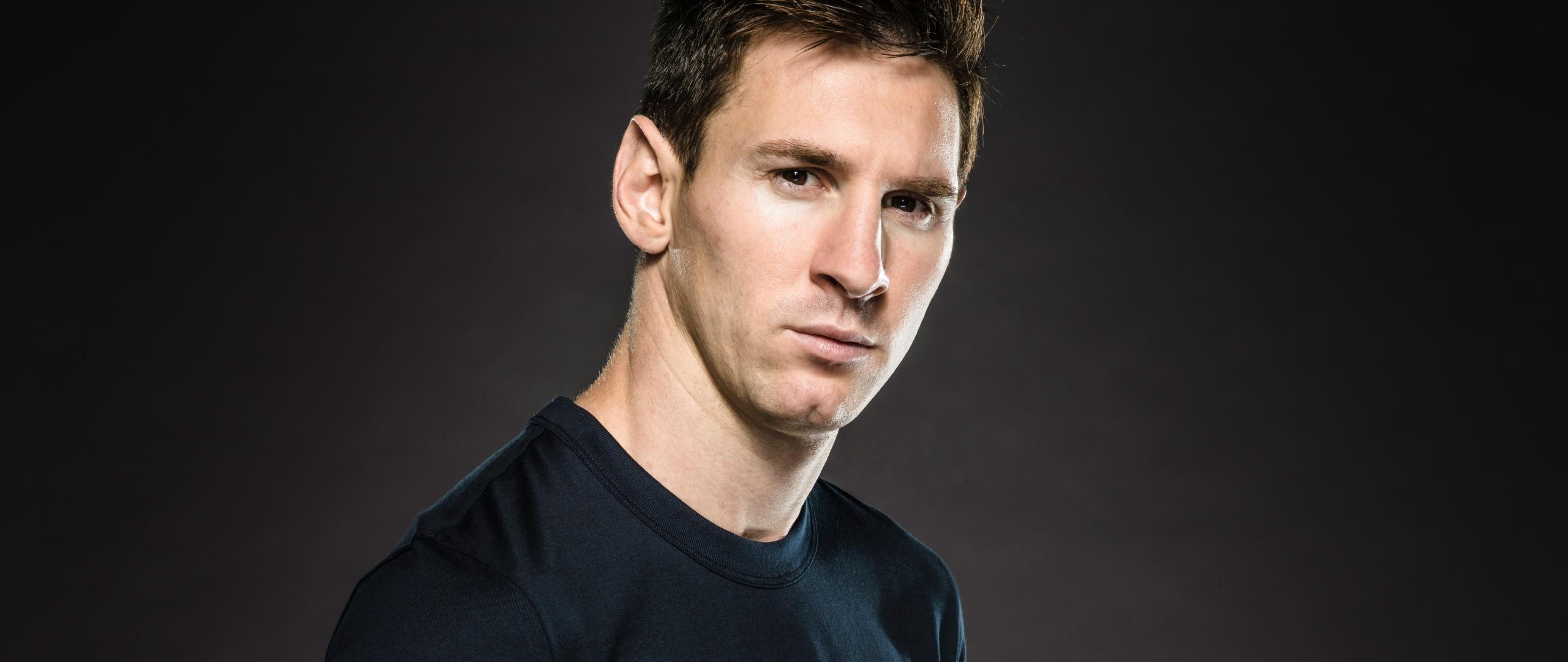 2560x1080 Lionel Messi Wallpaper 4K, Football