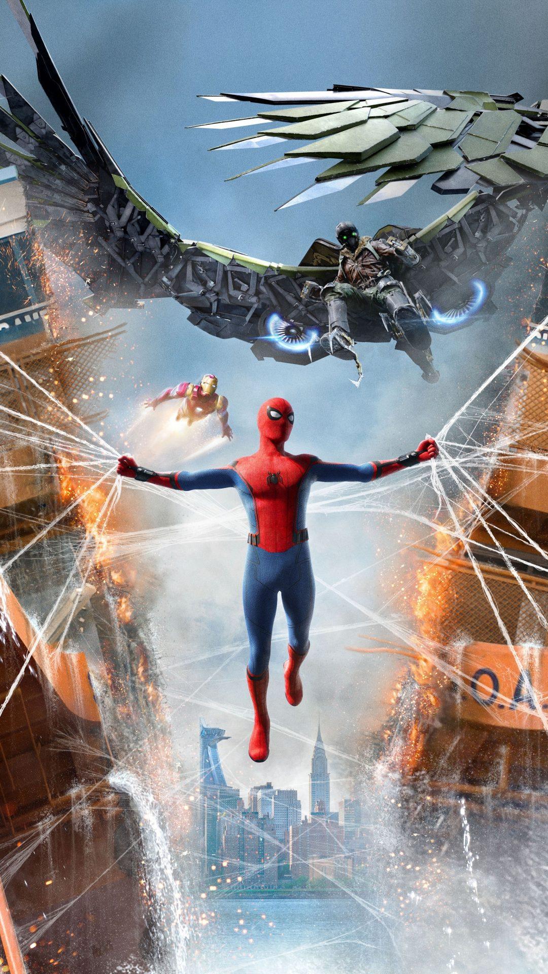 1080x1920 Spider Man Homecoming 4K Wallpaper