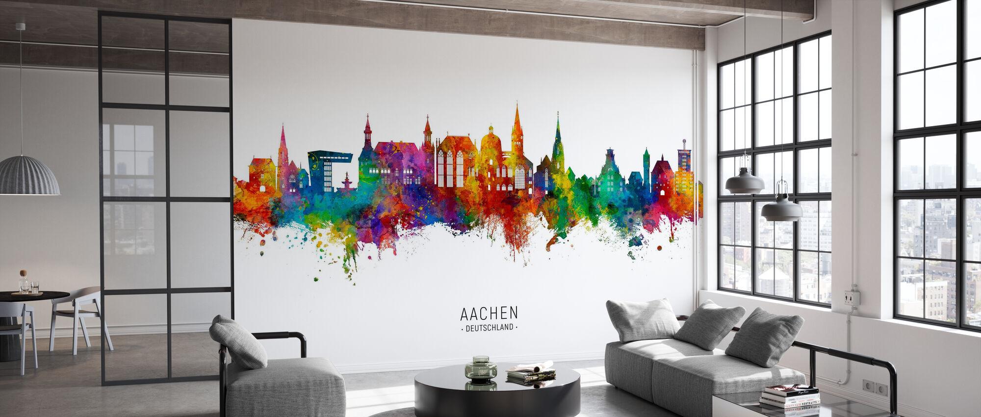 2000x850 Aachen Germany Skyline