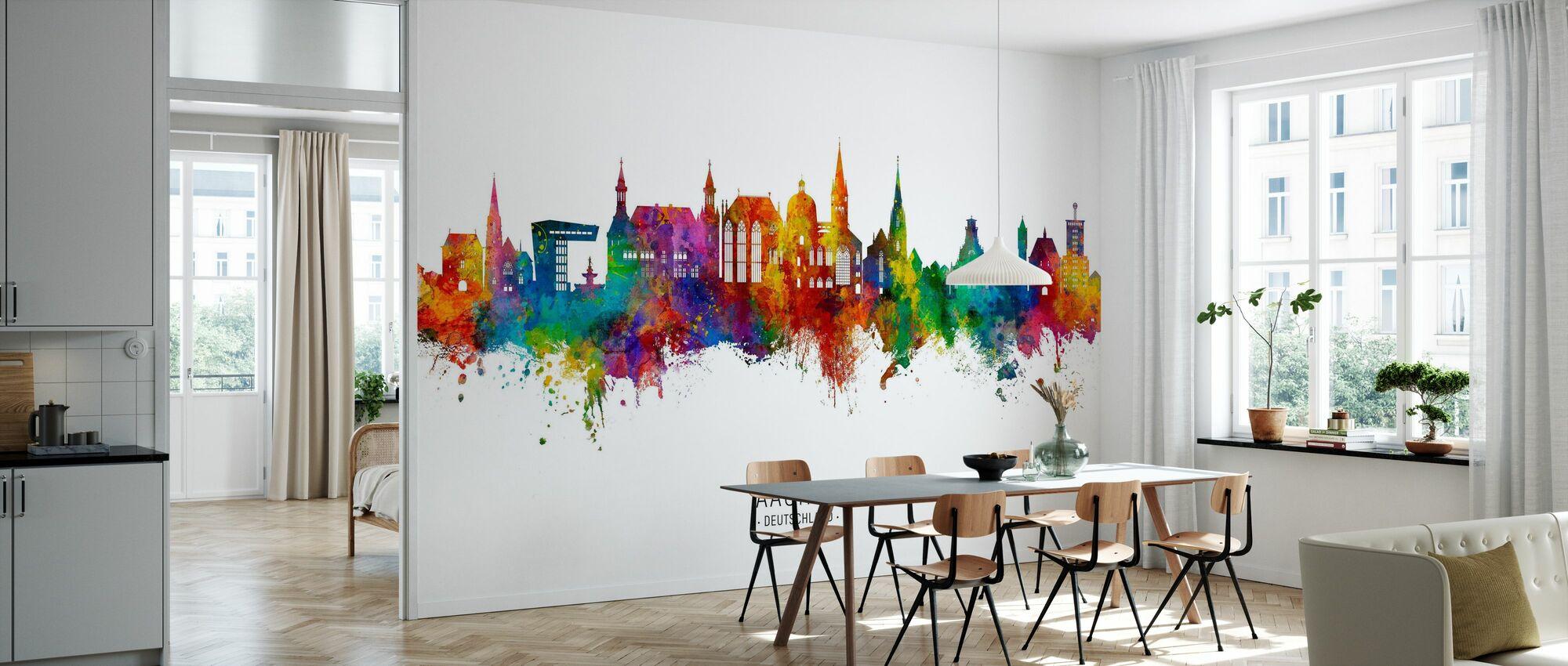 2000x850 Aachen Germany Skyline