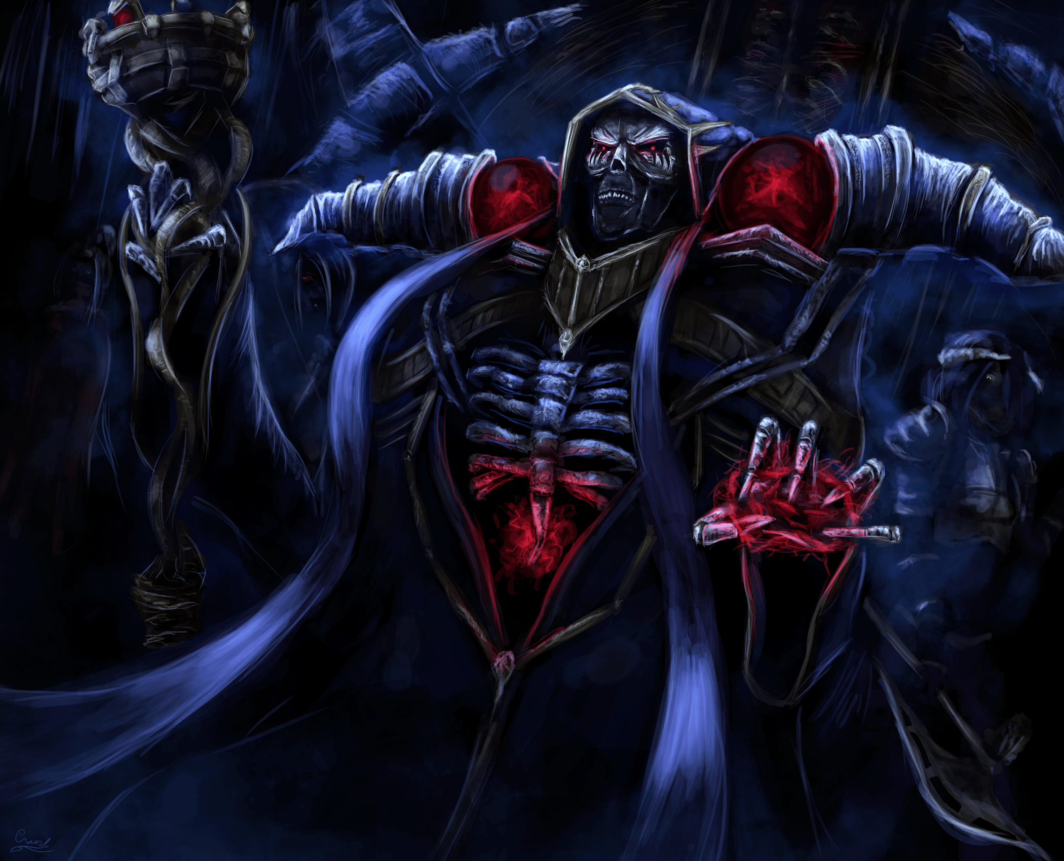 2100x1700 Ainz Ooal Gown Wallpaper