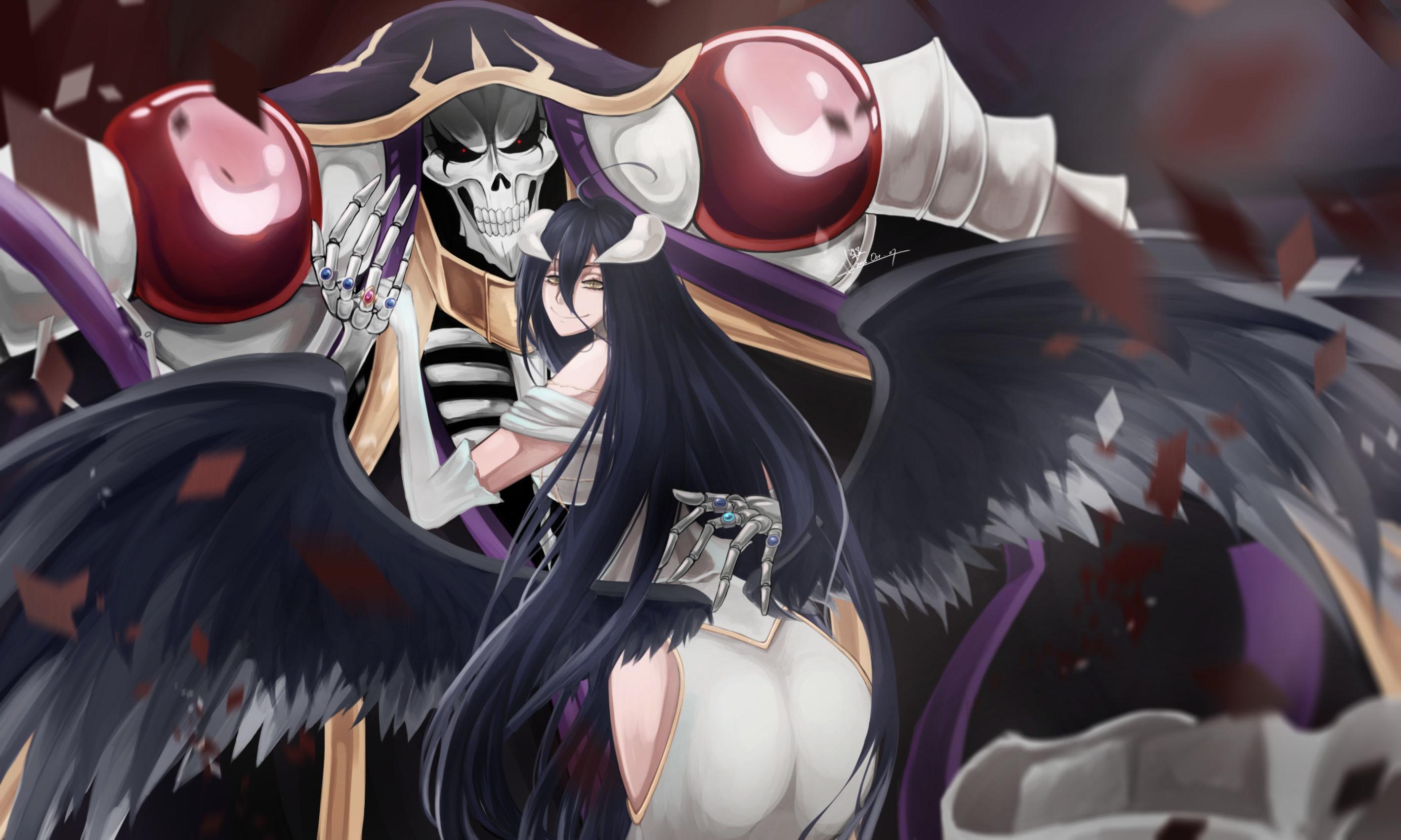 2835x1701 Overlord Anime Albedo Wallpaper