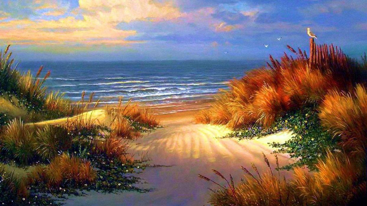1244x700 Painting Wallpaper