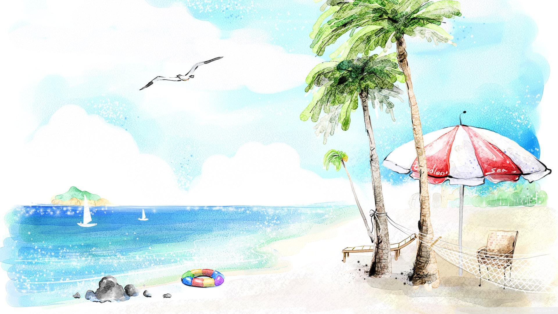 1920x1080 Free download summer wallpaper art