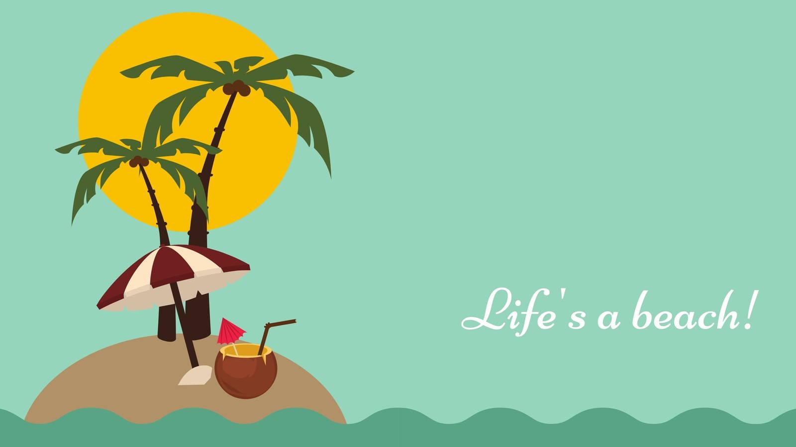 1600x900 Download Life's A Beach Summer Season