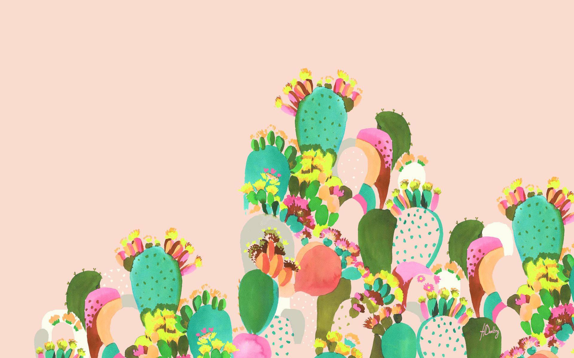 1920x1200 Download Summer Aesthetic Cactus