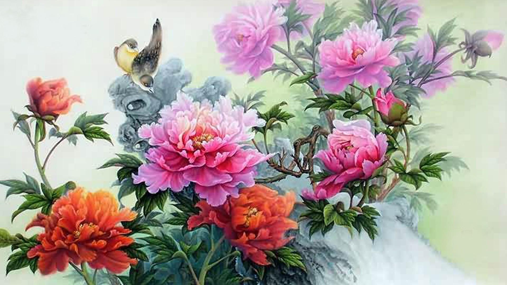 1920x1080 Peonies Tag