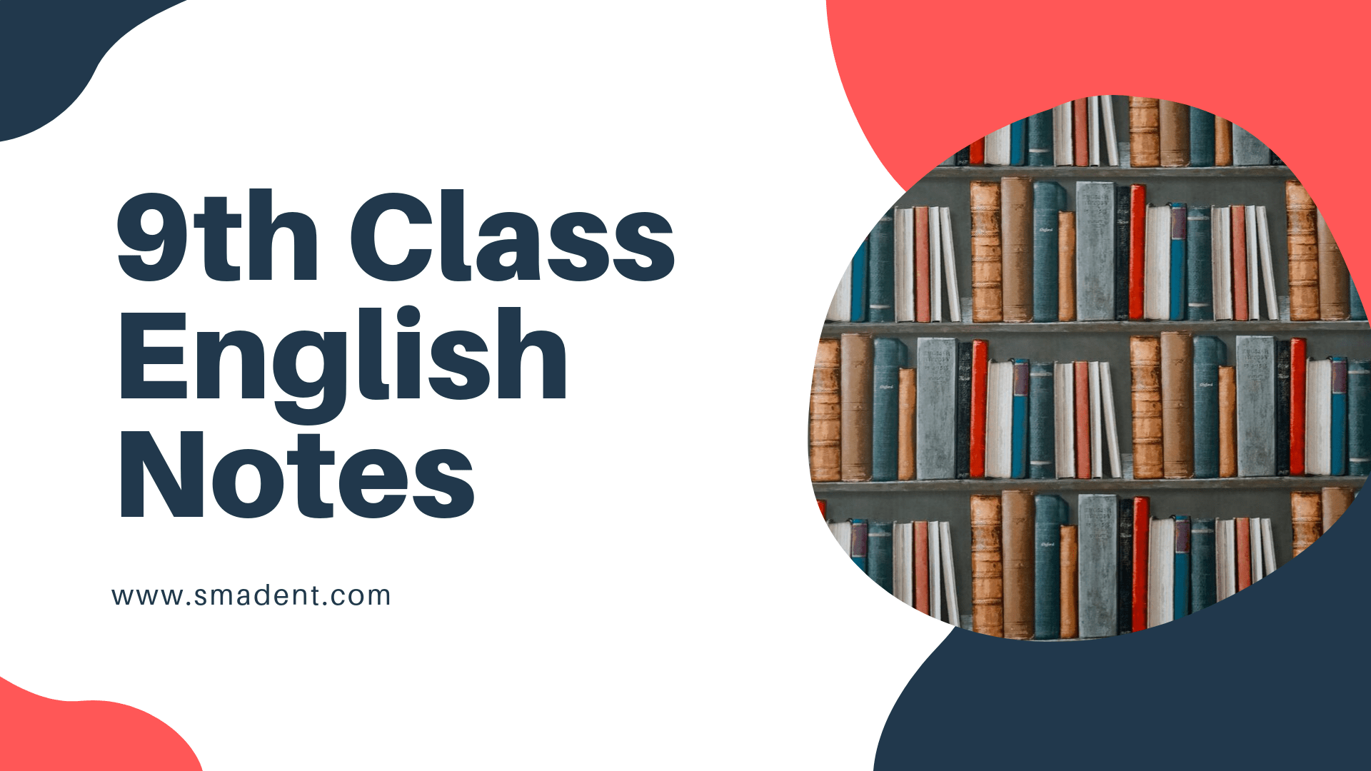 1920x1080 9th Class English Notes