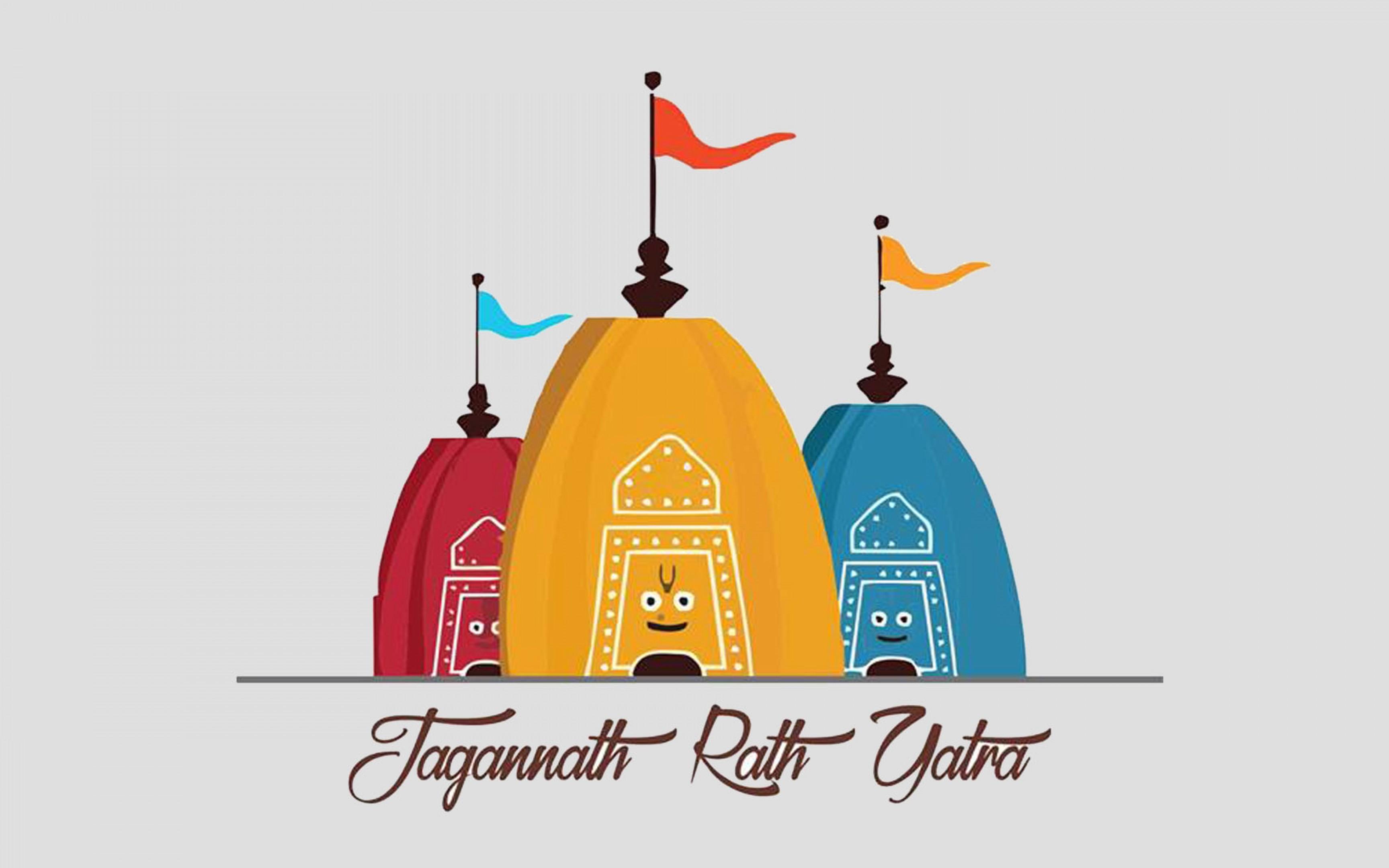 3456x2160 Jagannath Rath Yatra 2018
