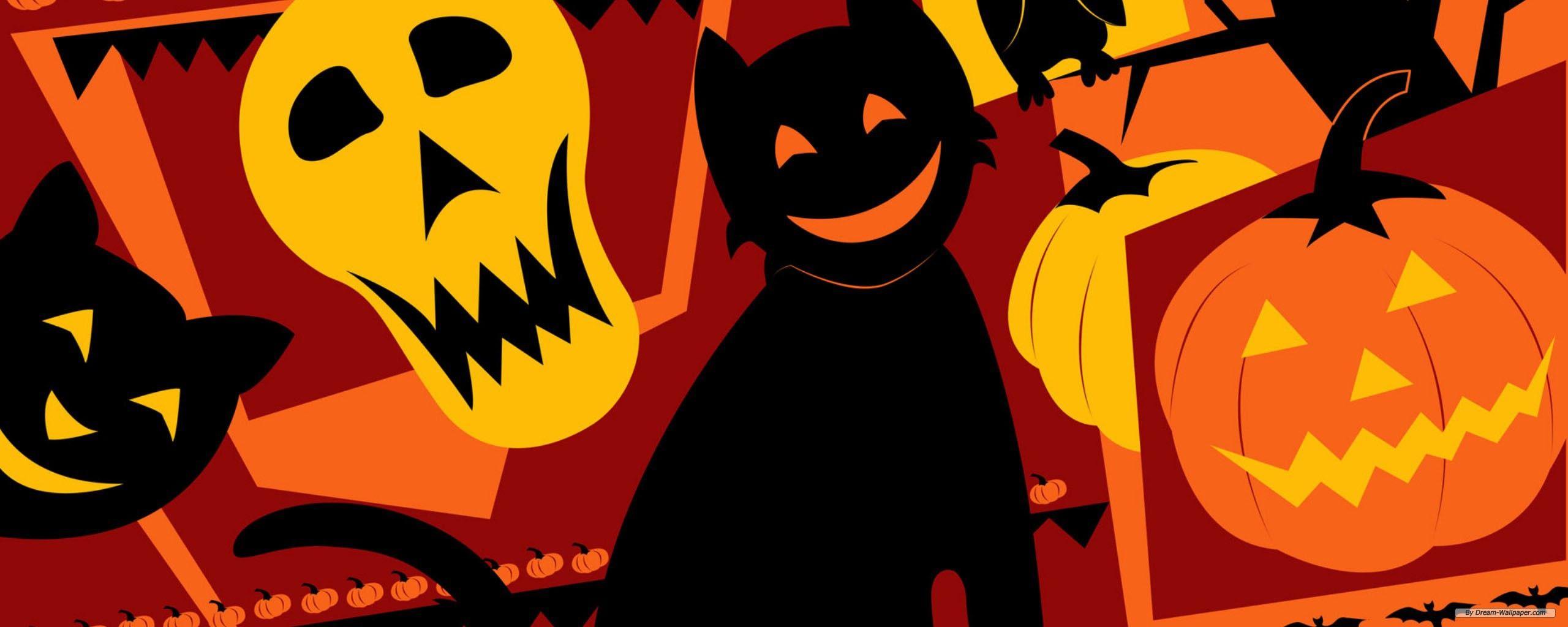 Halloween Dual Screen Wallpapers - Top Free Halloween Dual Screen