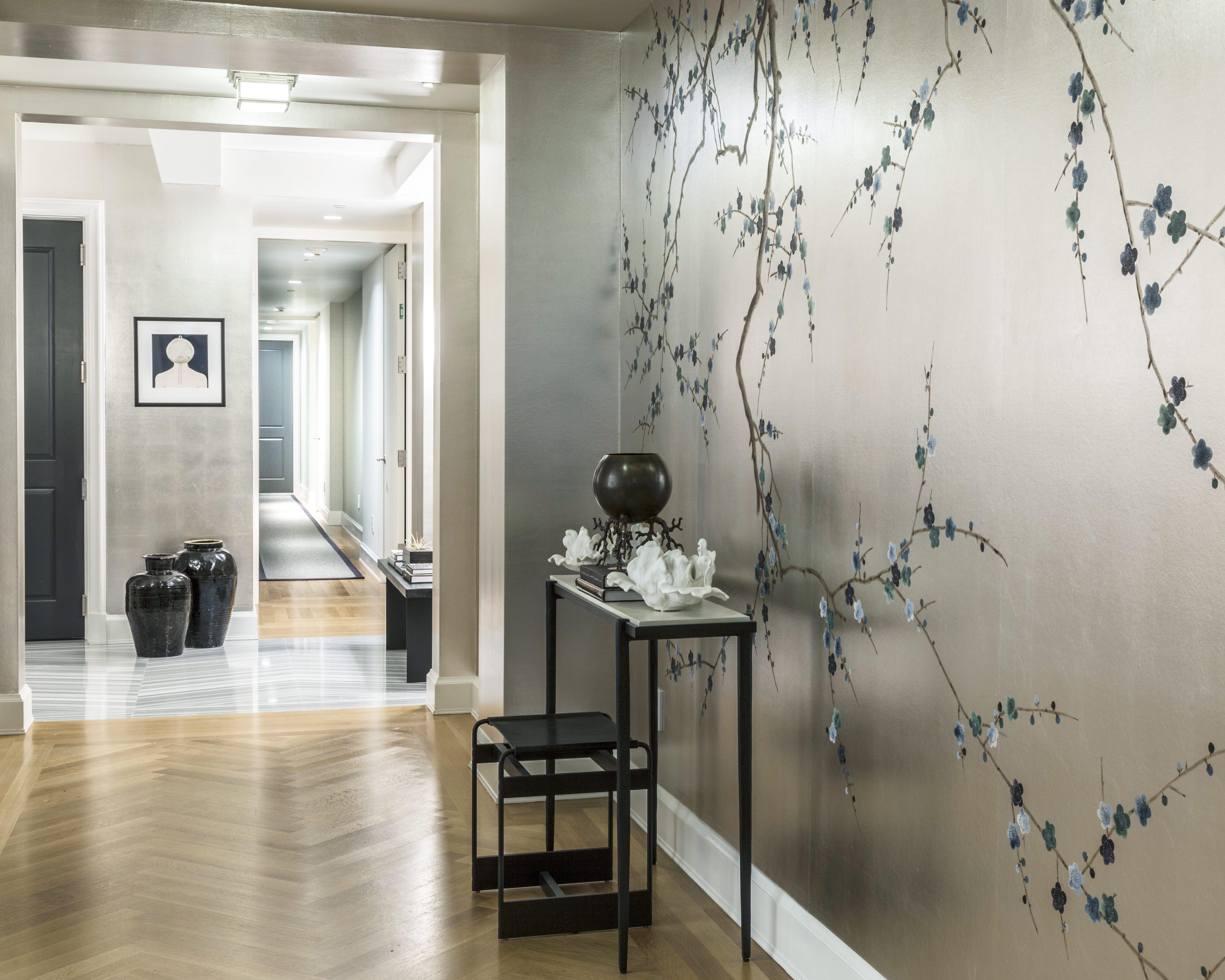 4800x3840 Wallpapered Foyers For a Gorgeous