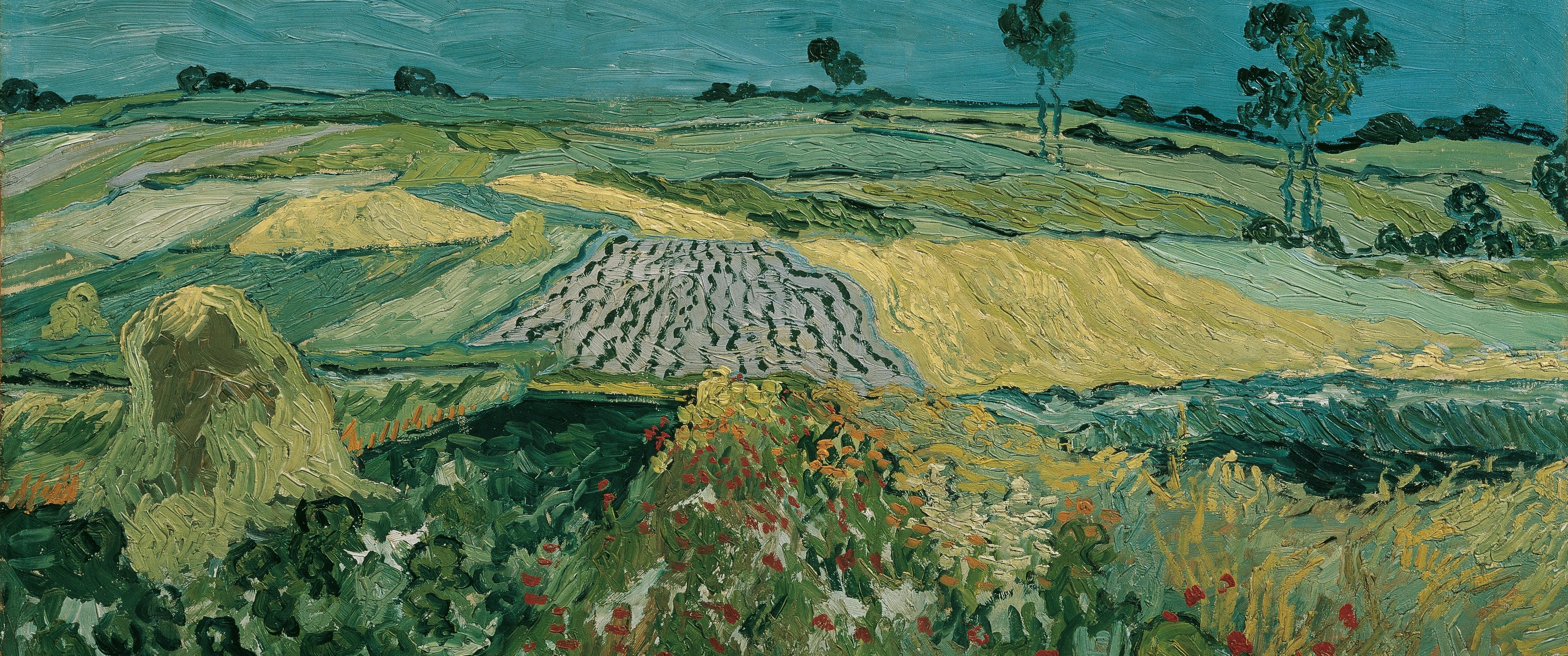 5690x2382 4K, impressionism, oil painting
