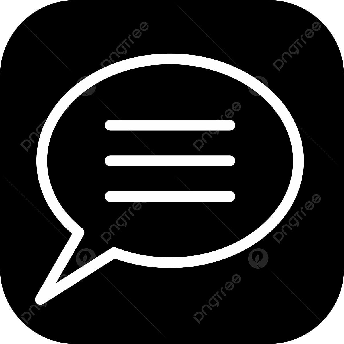 1200x1200 Comment Icon PNG Image, Vectors Free