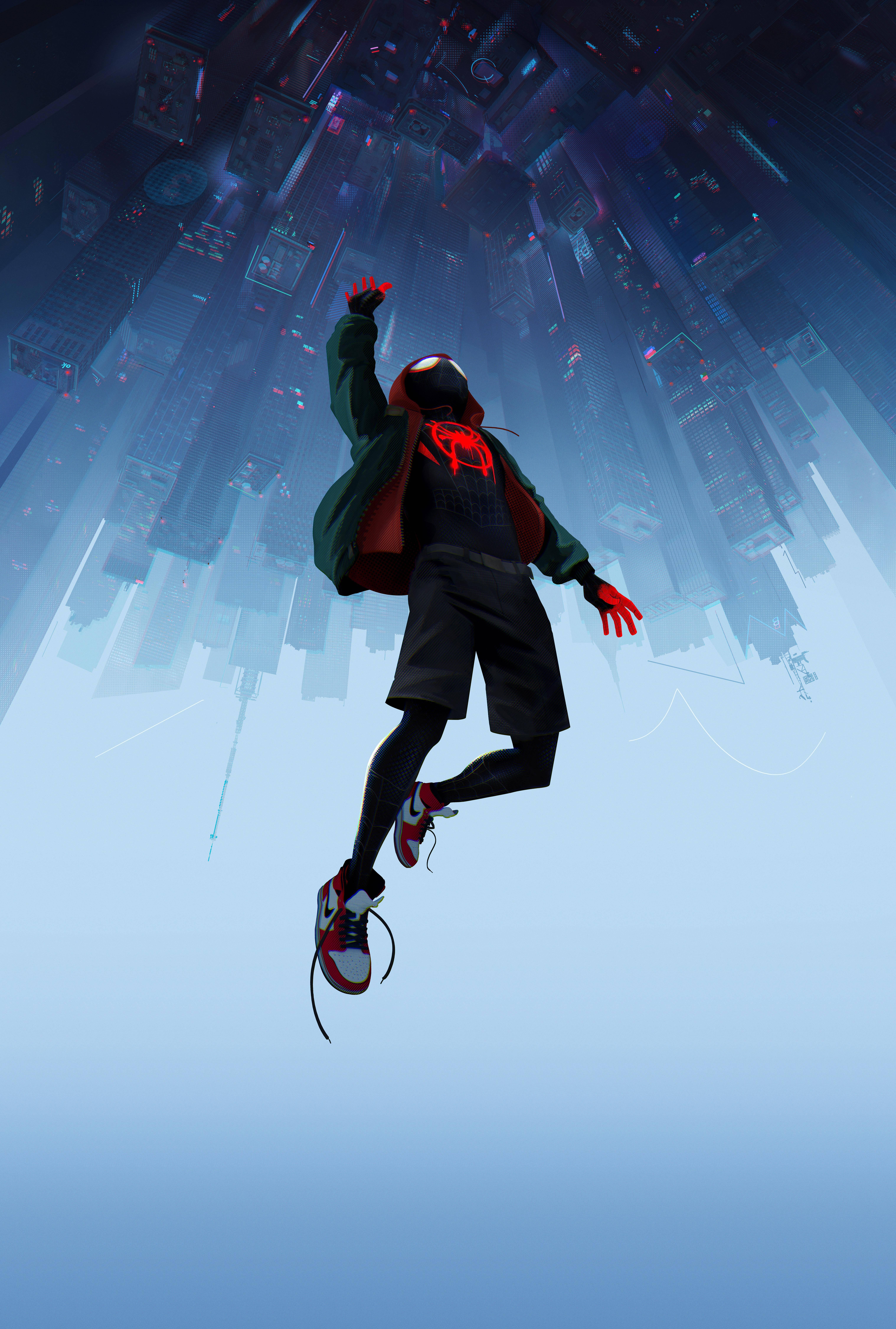 6072x9000 Download Miles Morales Falling Upside