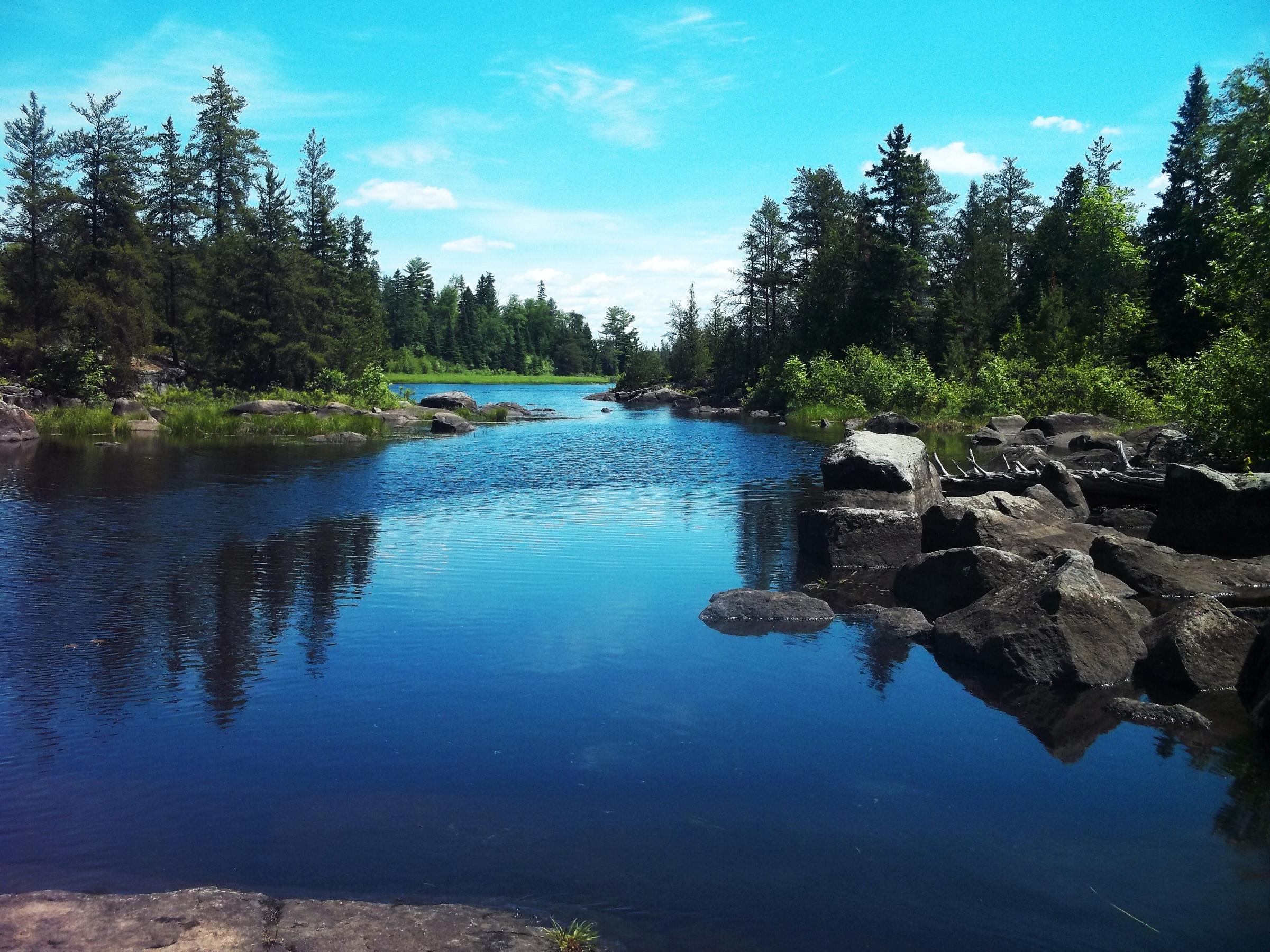 2401x1800 BWCA Desktop wallpaper Boundary Waters Listening Point
