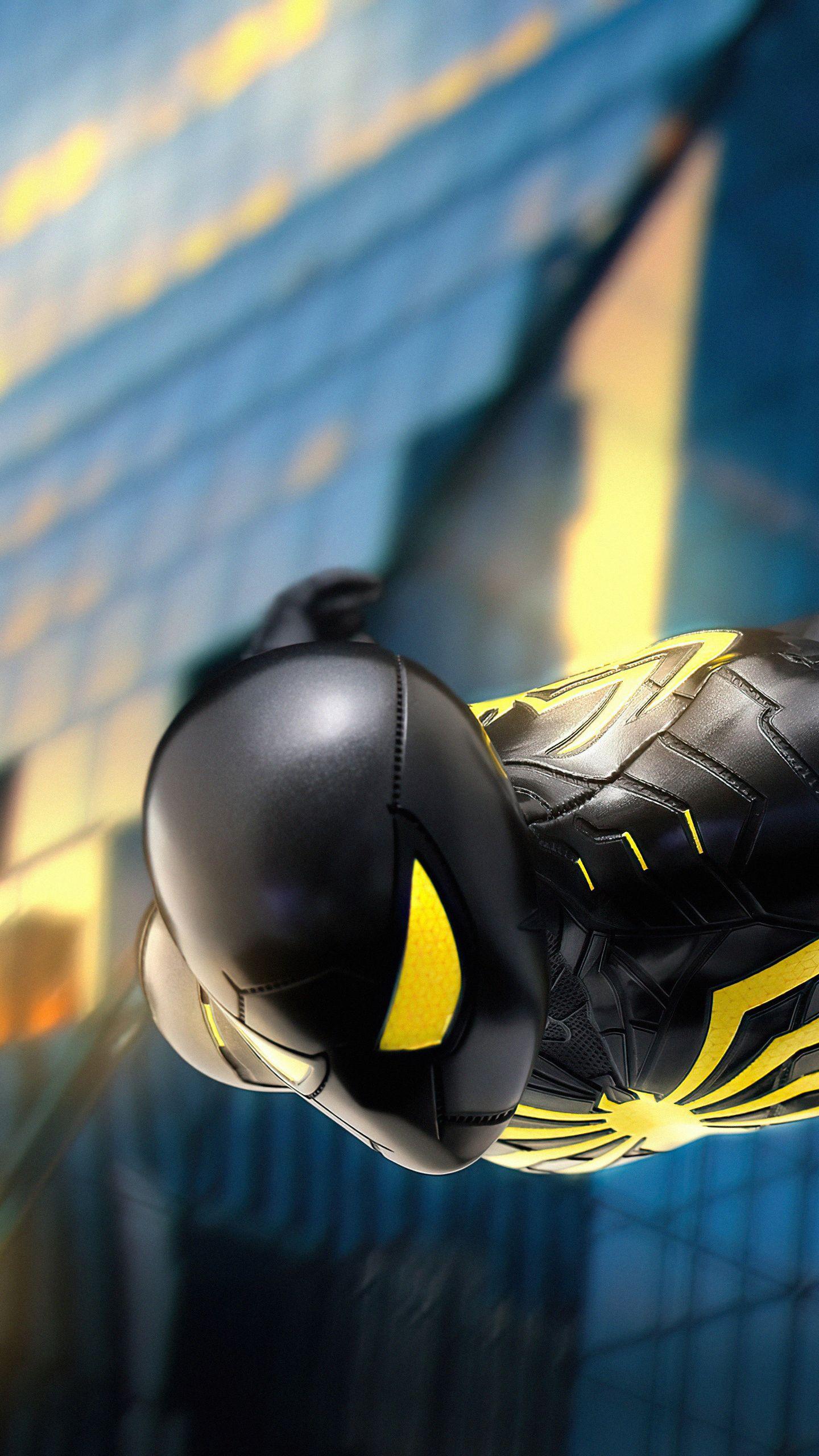 1440x2560 Spiderman Falling Down Wallpaper