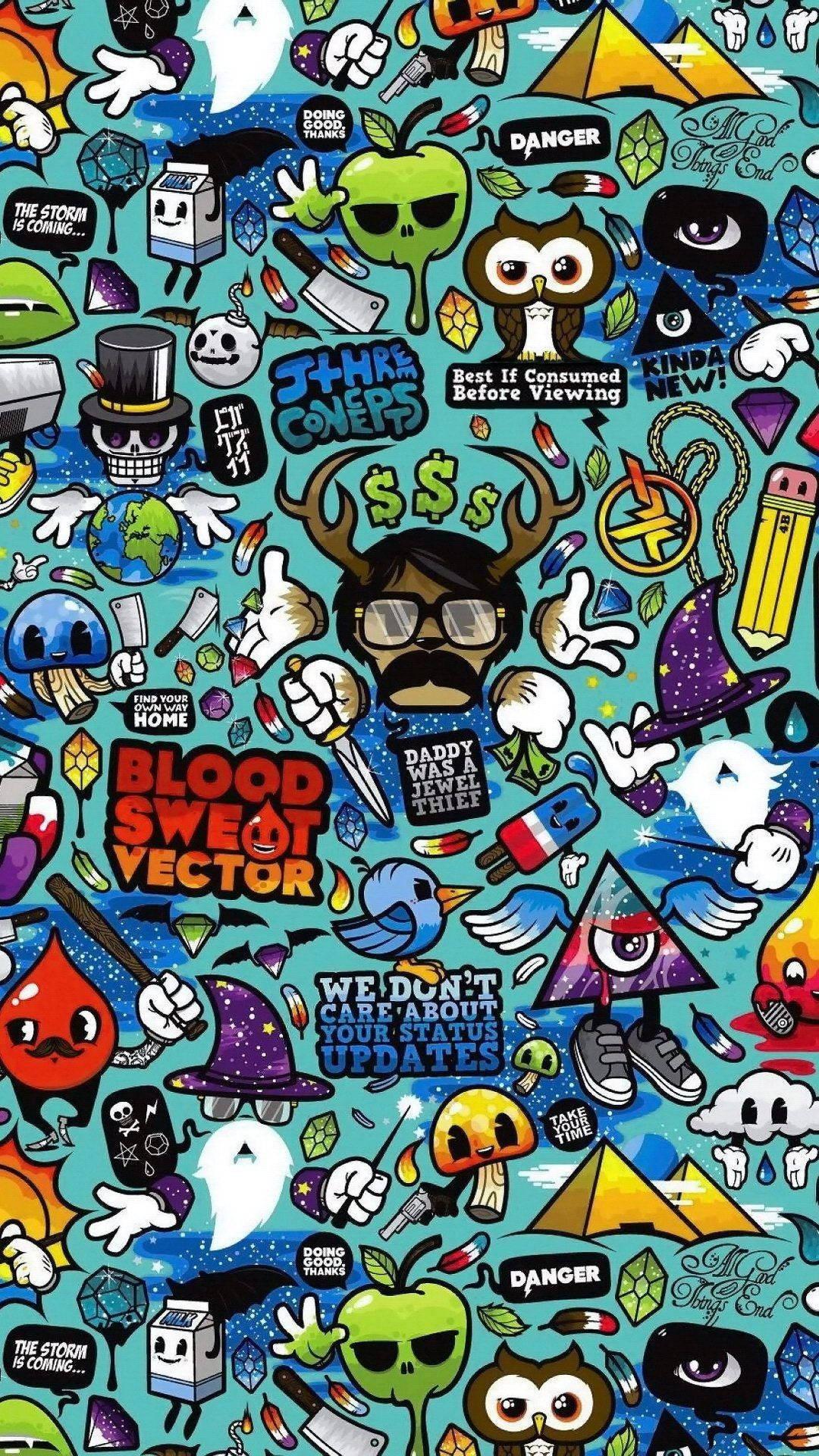 1080x1920 Download Cartoonish Art Aesthetic