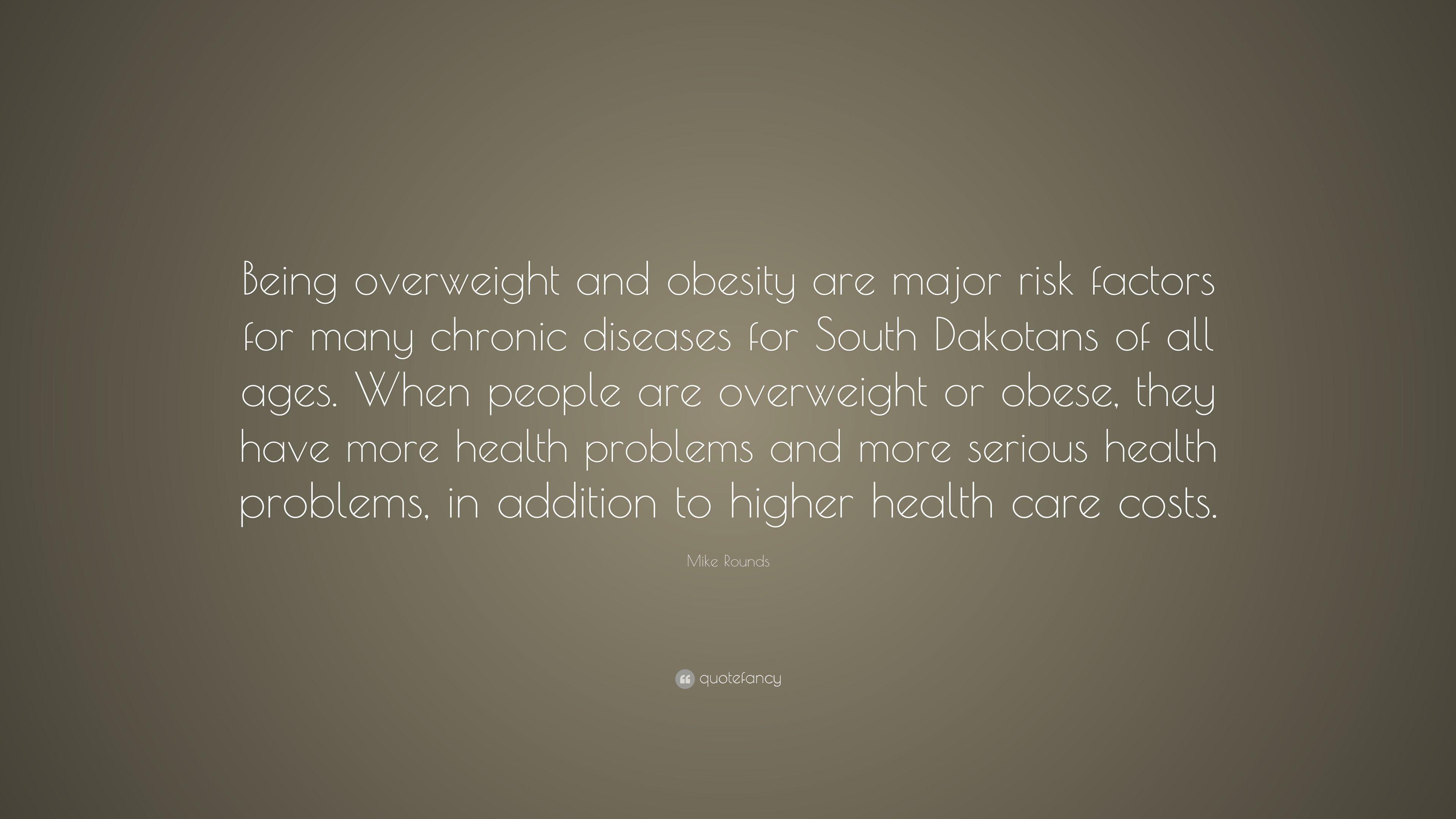 3840x2160 Mike Rounds Quote: “Being overweight