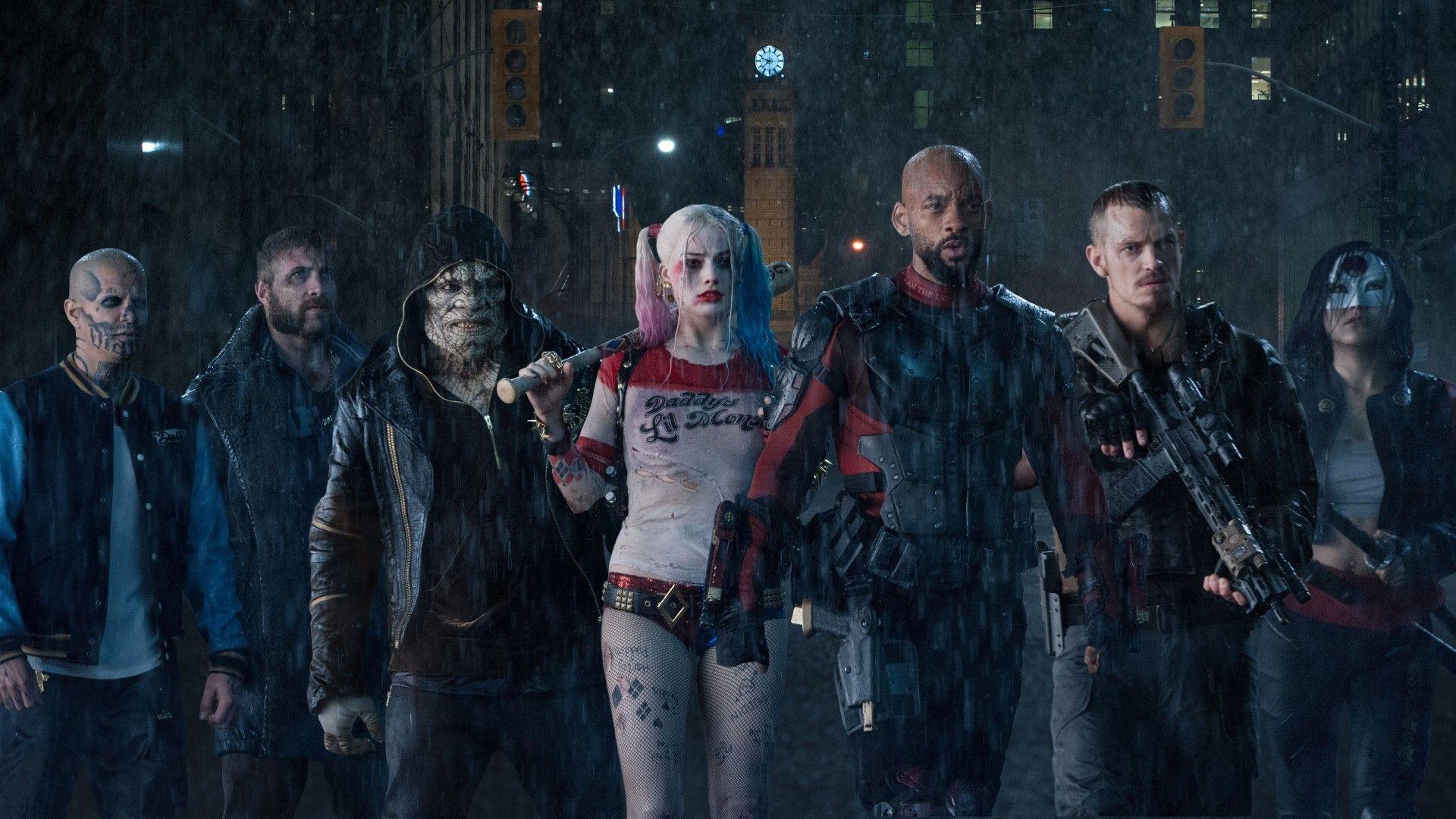1920x1080 Wallpaper Suicide Squad, Margot Robbie, Will Smith, 4K, Movies