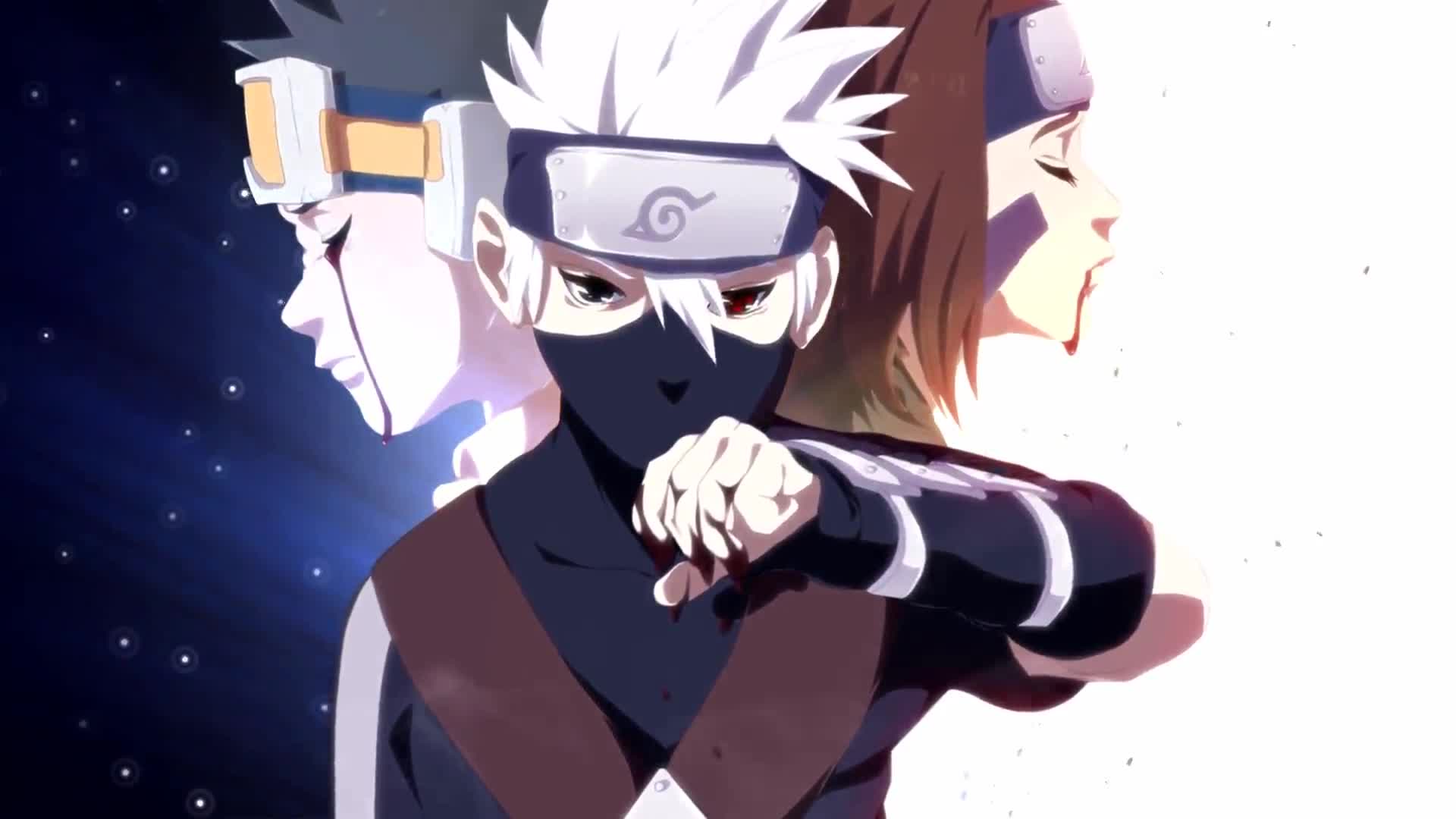 1920x1080 Kakashi Hatake and Friends Naruto 4K