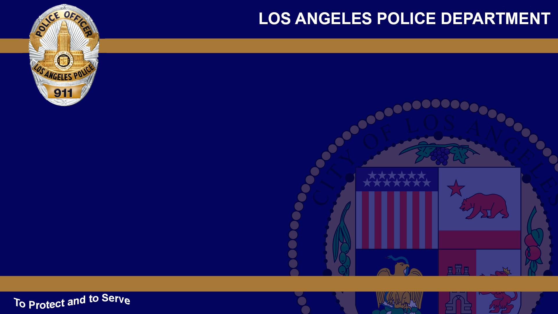 1920x1080 LAPD Background. Lapd Wallpaper