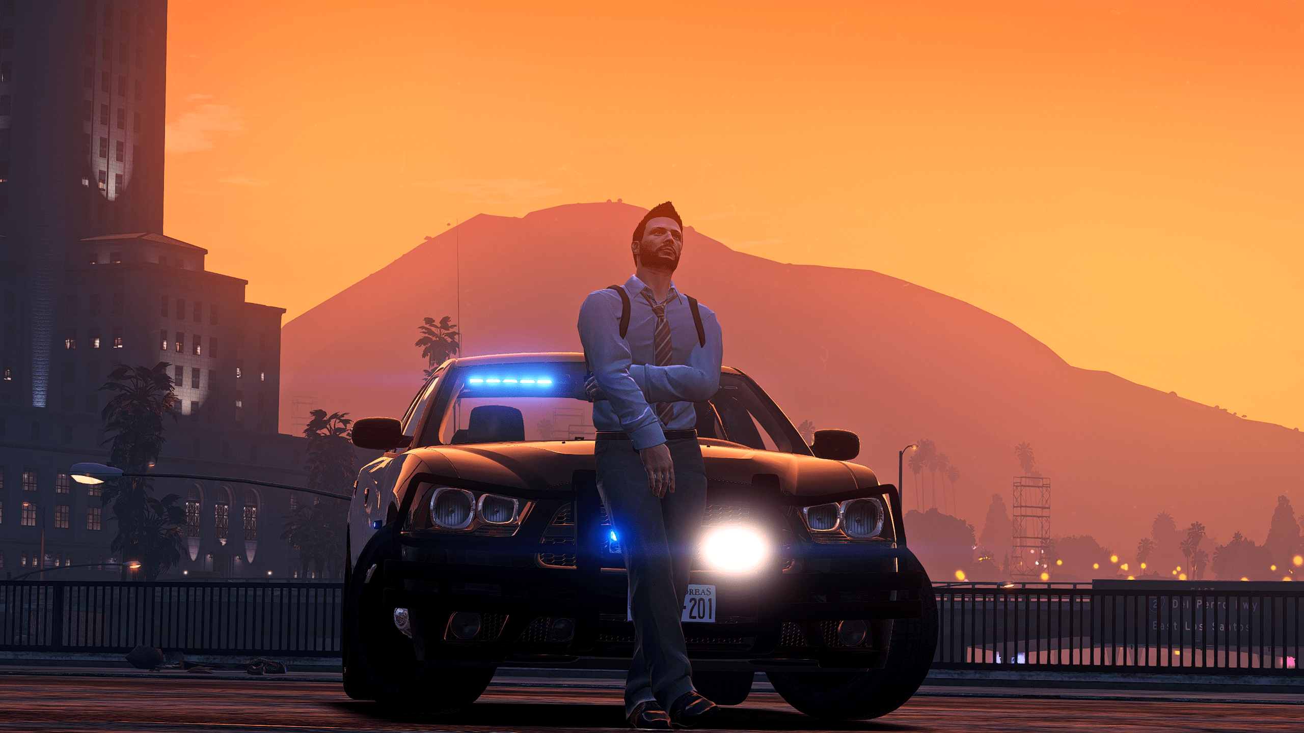 2560x1440 GTA V LSPDFR Cop Mod 2560x1440