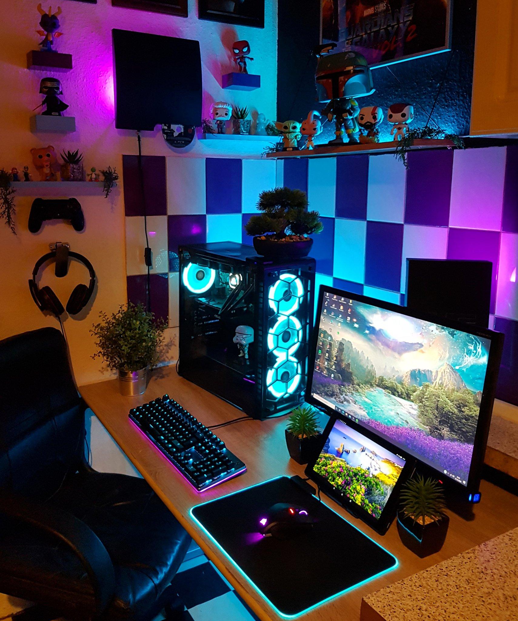 Gaming PC Setup Wallpapers Top Free Gaming PC Setup Backgrounds 