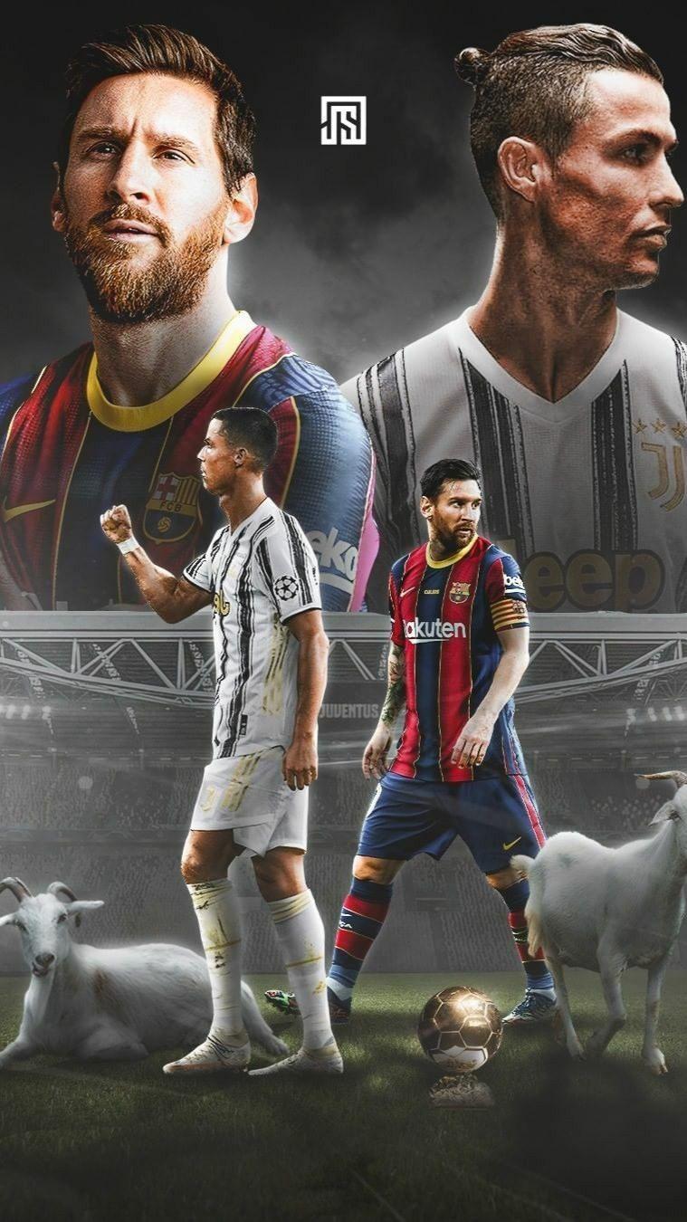 759x1350 Messi and ronaldo, Messi vs ronaldo