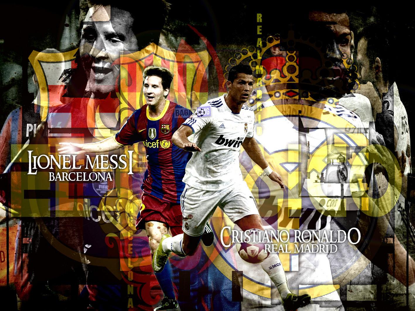 1417x1063 Ronaldo Vs Messi Wallpaper 2015