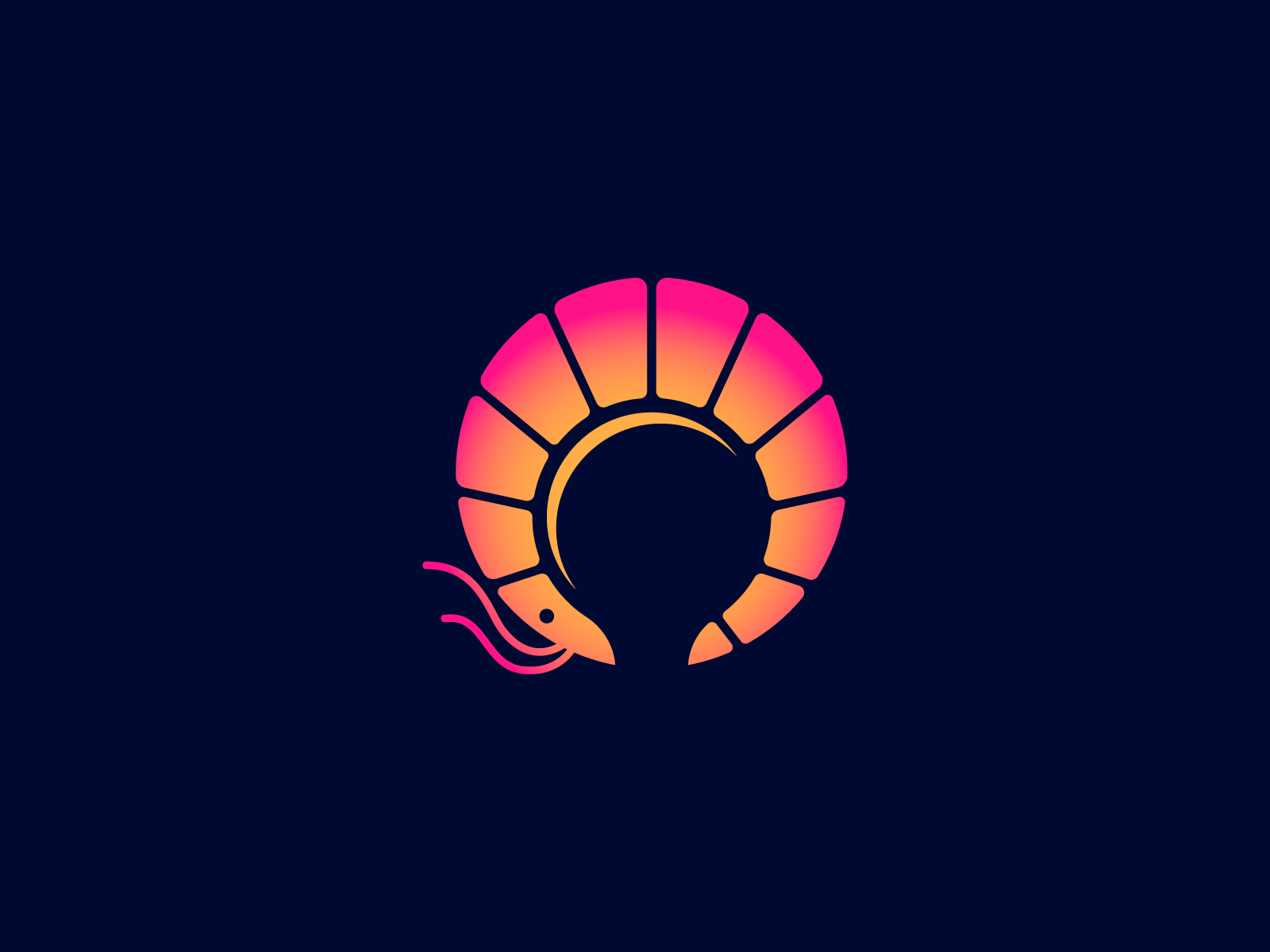 1600x1200 Shrimp + Bulb Logo Concept