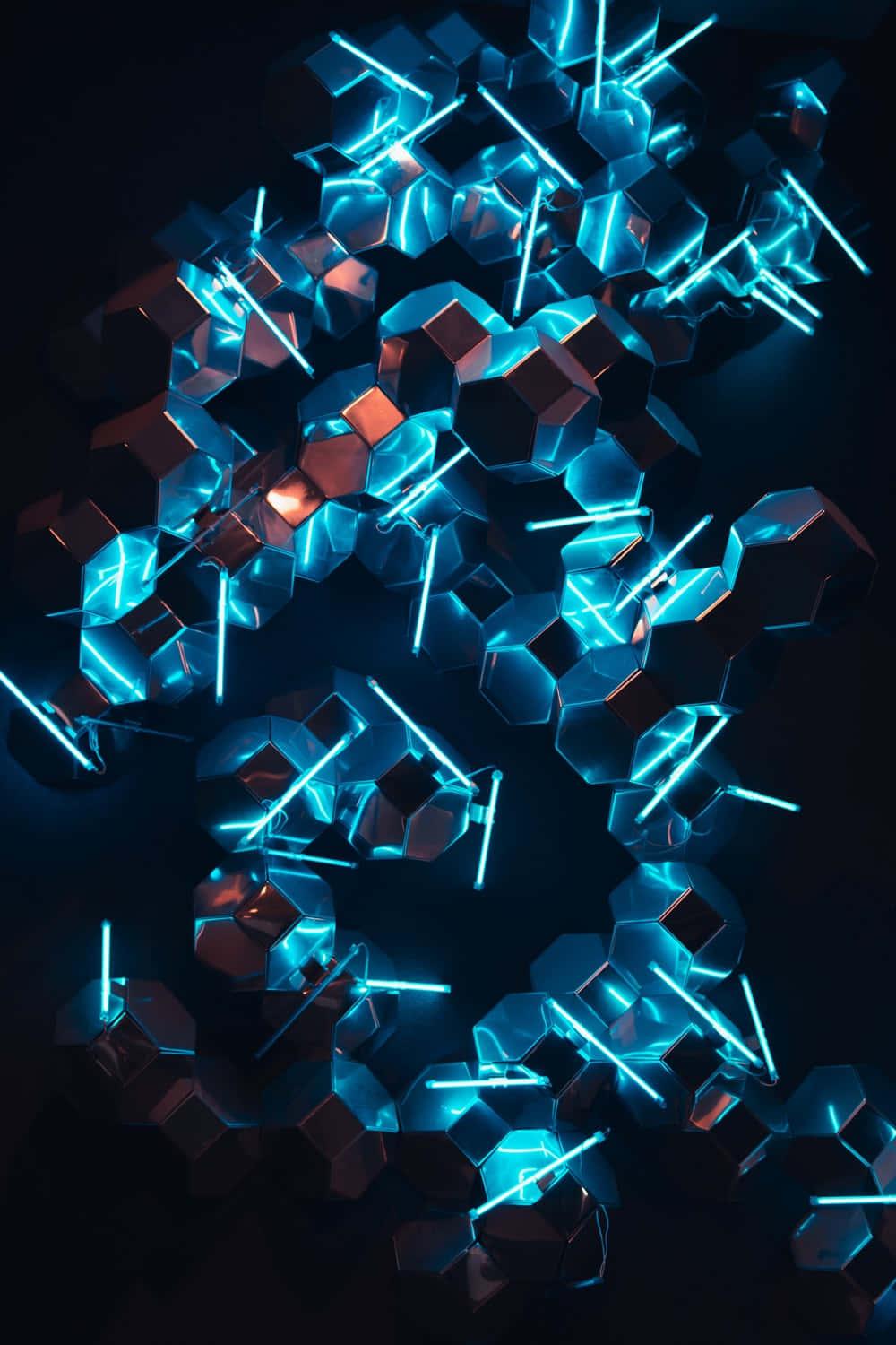 1000x1500 Download Blue And White Cyber Y2K