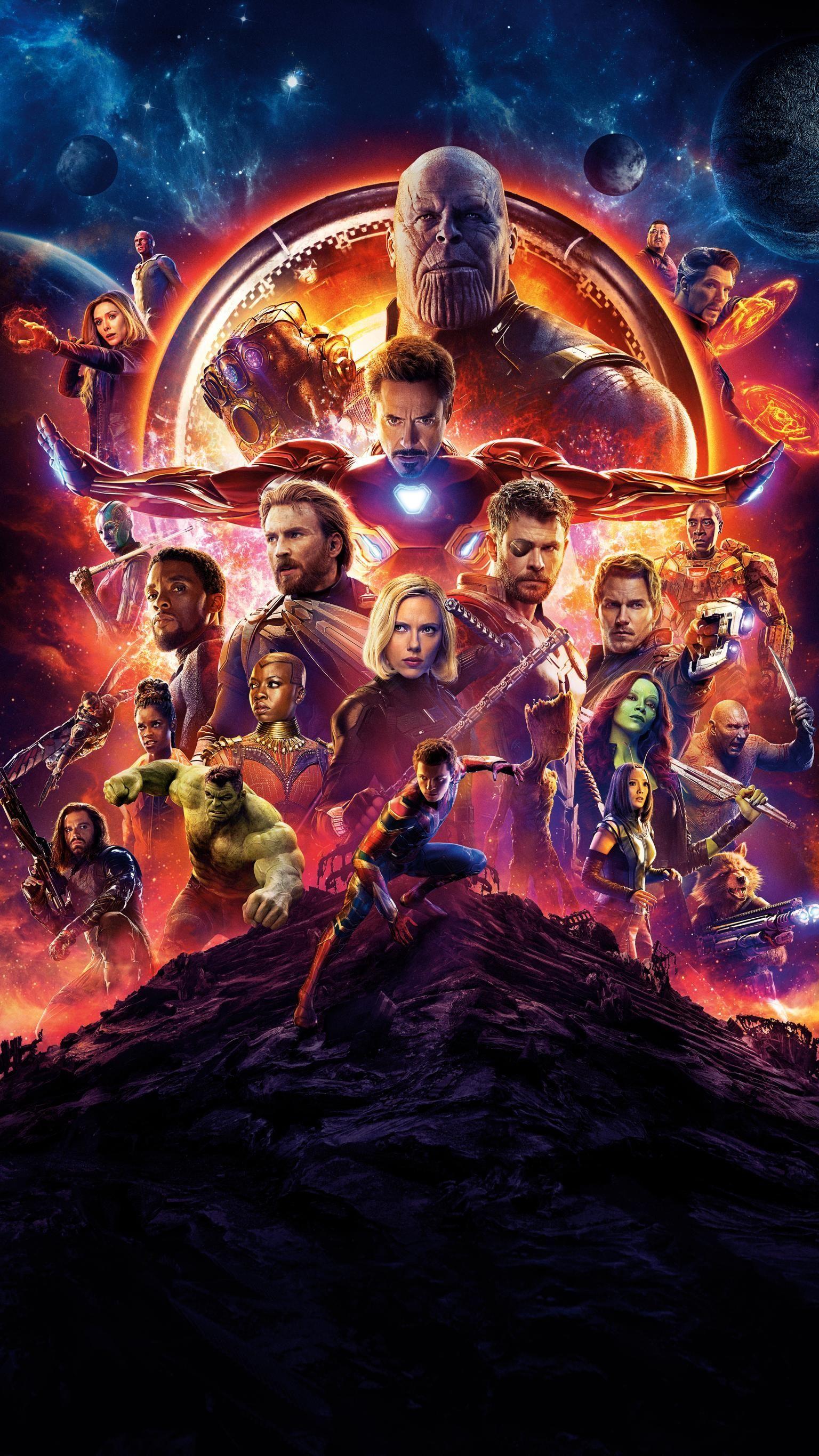 Hình nền điện thoại 1536x2732 Avengers: Infinity War (2018).  Cuộc chiến vô cực