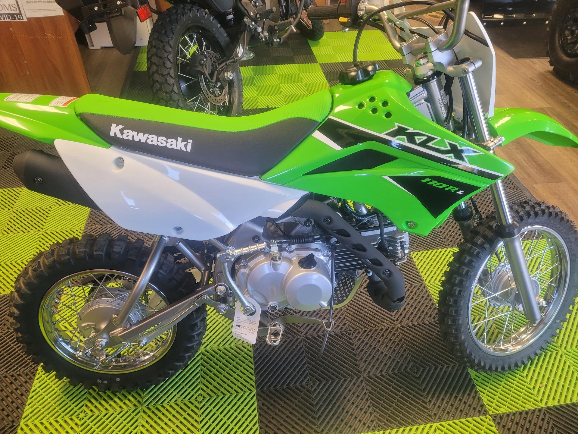 1920x1440 New 2023 Kawasaki KLX 110R Lime Green