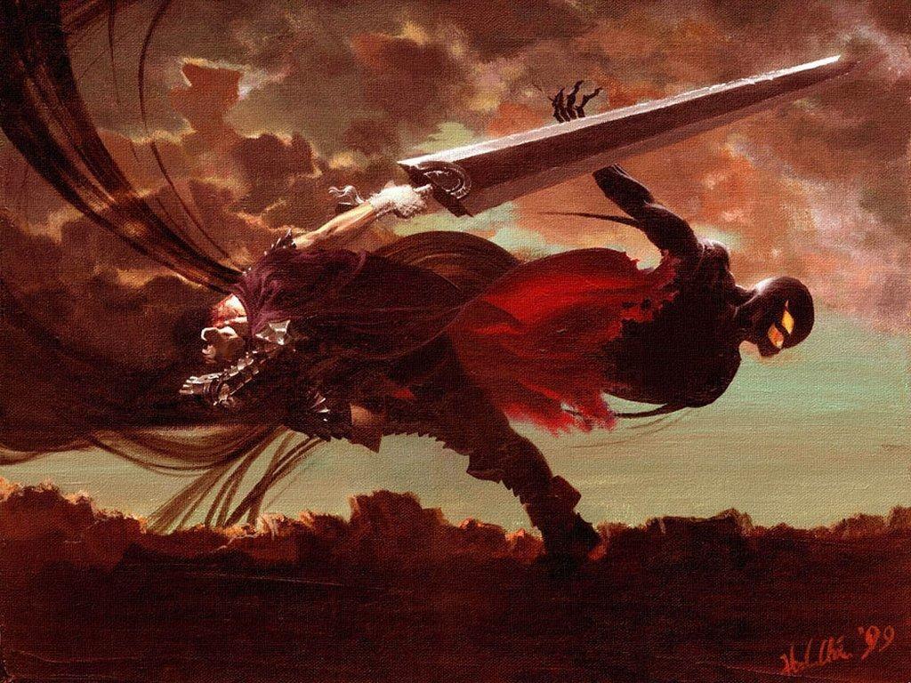 1024x768 Gatz vs Femto (Griffith). Berserk