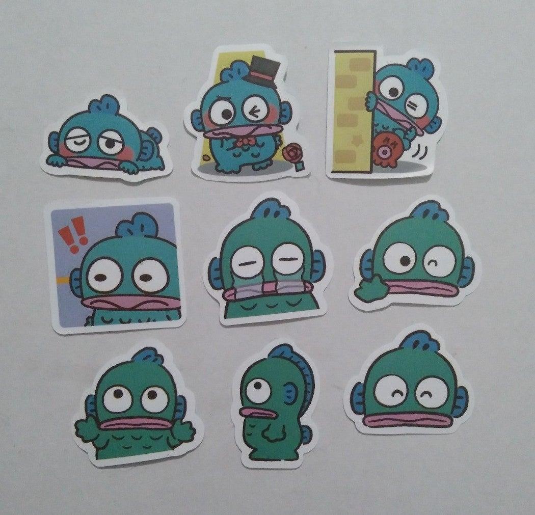 1050x1011 Sanrio Blue Stickers