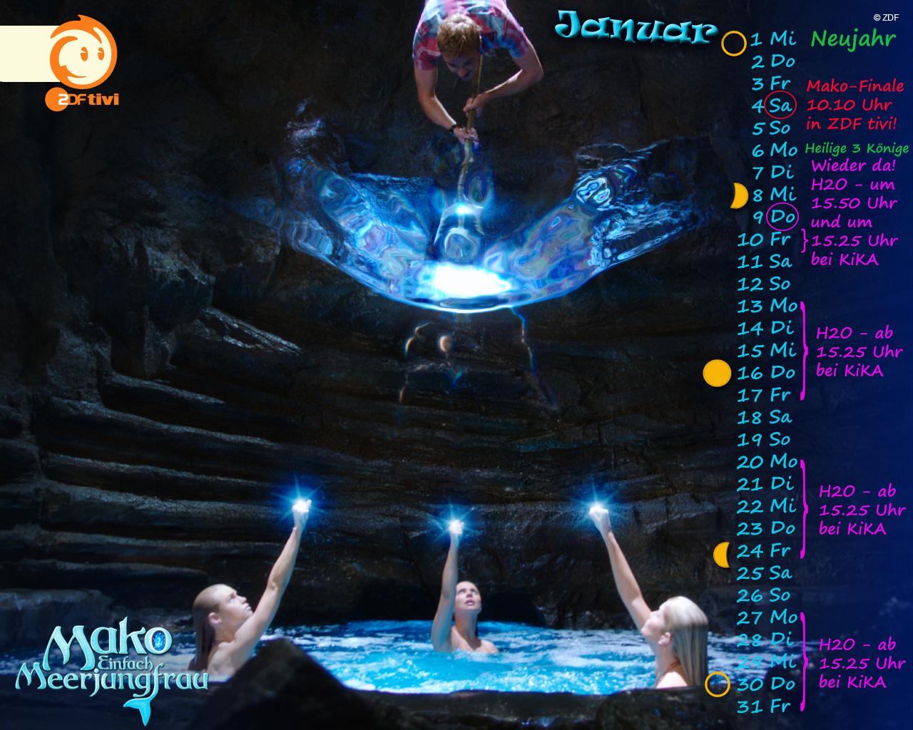 1280x1024 Mako Mermaids Wallpaper