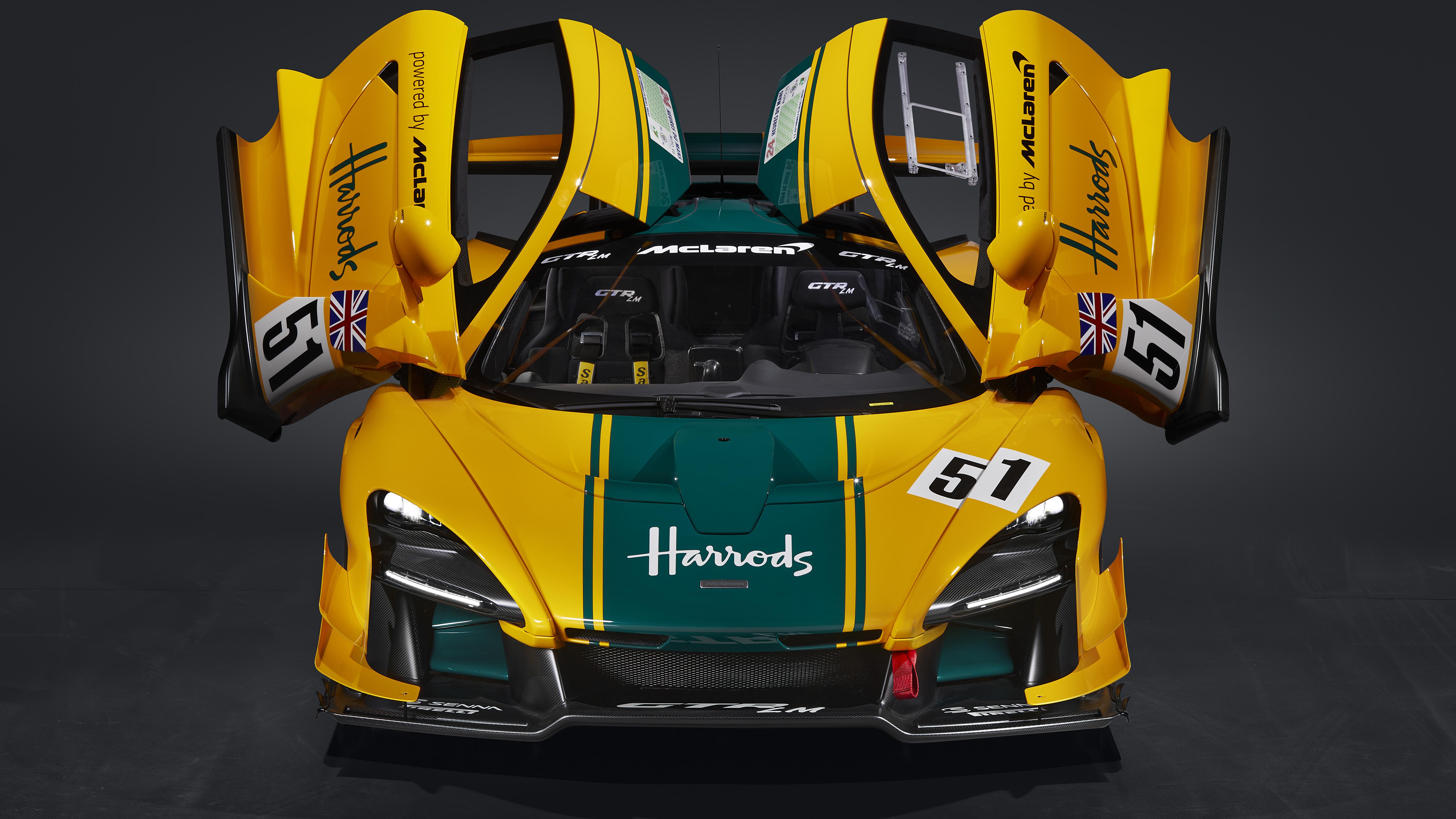 5120x2880 McLaren Senna GTR LM Harrods car 5K 3