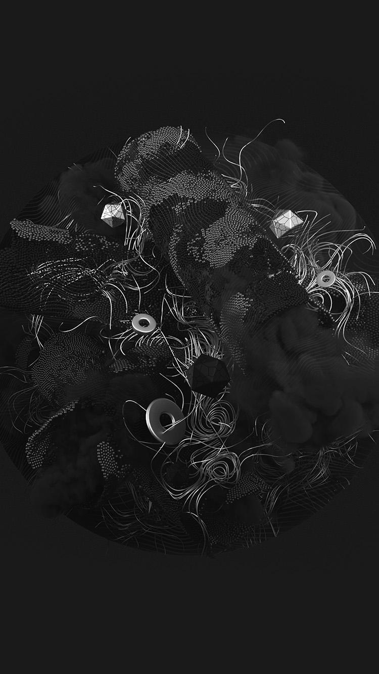 750x1334 iPhone X wallpaper. digital dark art illustration abstract bw