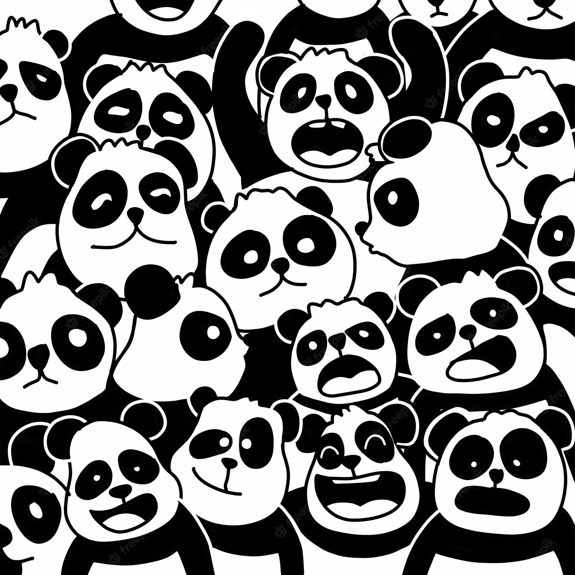 2000x2000 Hand drawn cute comic characters