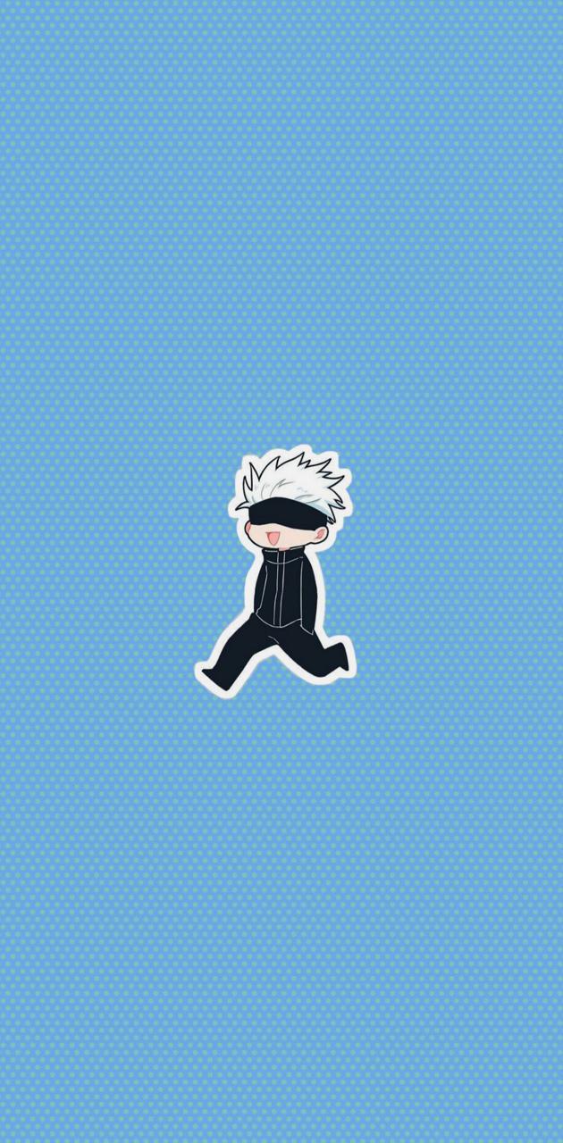 630x1280 Gojo Doodle wallpaper