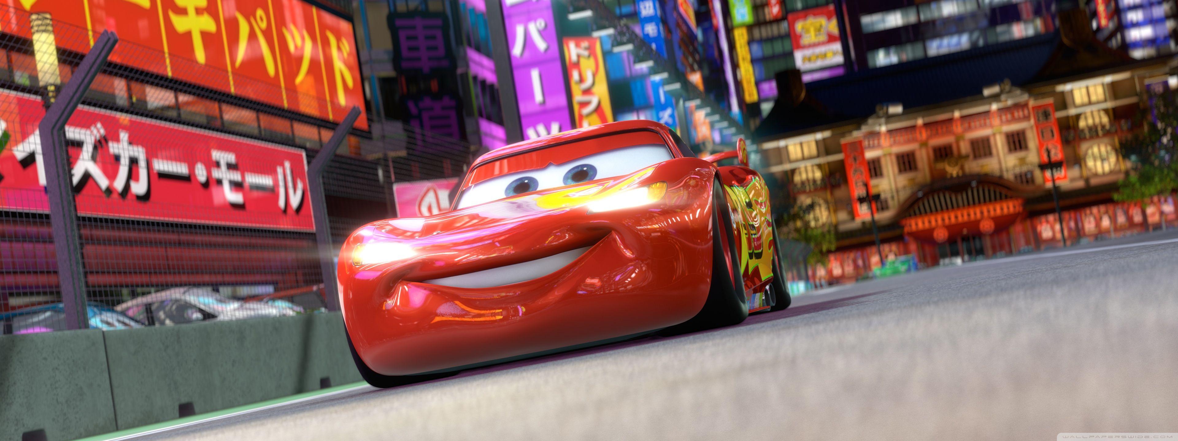 3840x1440 FREE Wallpaper: Cars 2 2011