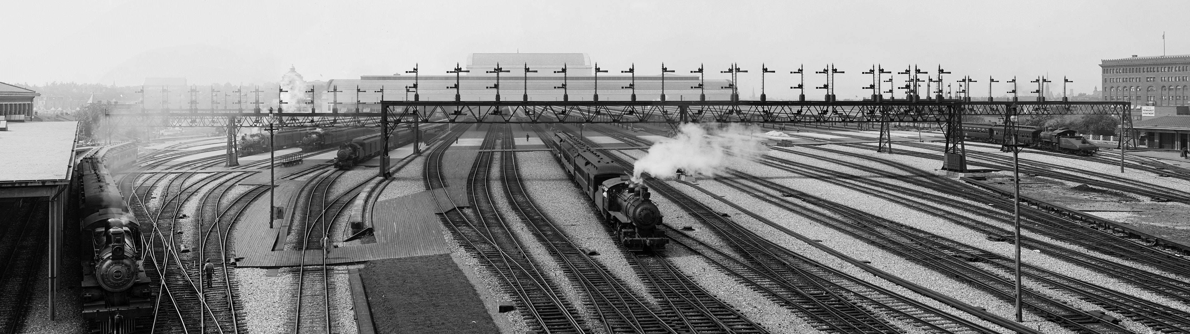 3840x1080 Train Station Dual Screen Wallpaperx1080