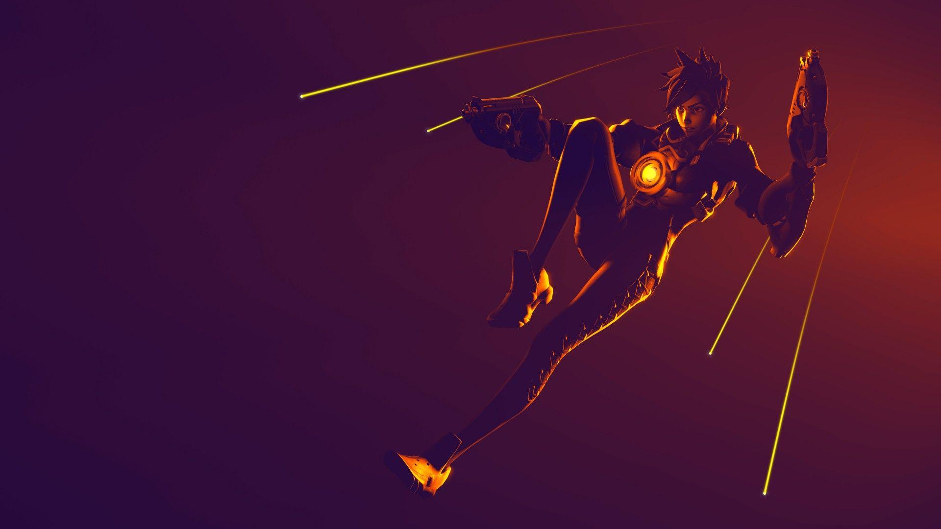 1920x1080 Wallpaper Tracer, Overwatch, Ultra HD, 4K, Games