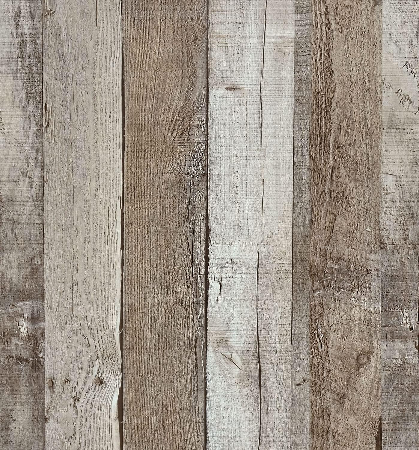 1398x1500 Reqfen Rustic Wood Wallpaper Wood Grain Paper Faux Wood Wallpaper Stick and Peel 17.71x400 Vintage Distressed Reclaimed Wood Wallpaper Self