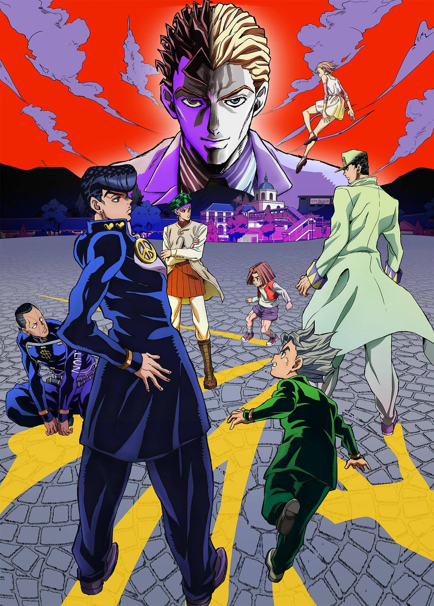 1392x1943 kujo jotaro, higashikata josuke