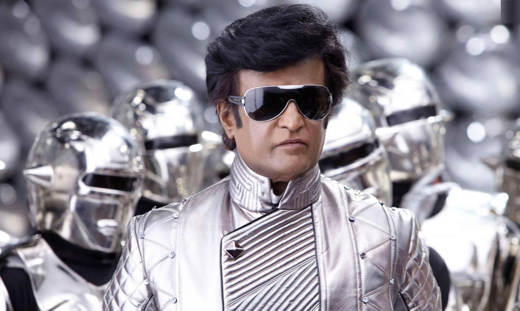 1671x1000 Download Rajinikanth Silver Suit
