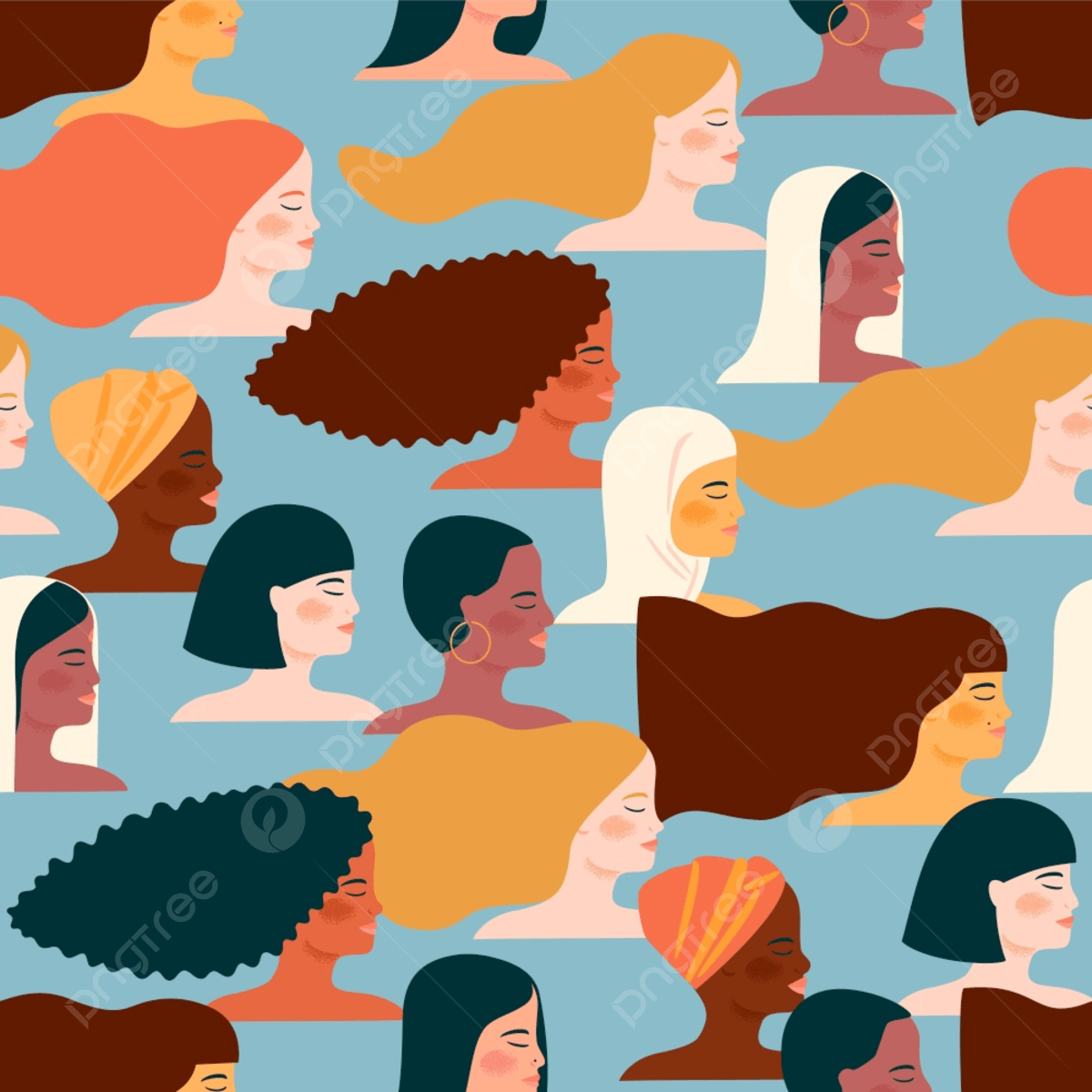 1200x1200 International Womens Day Character Girl