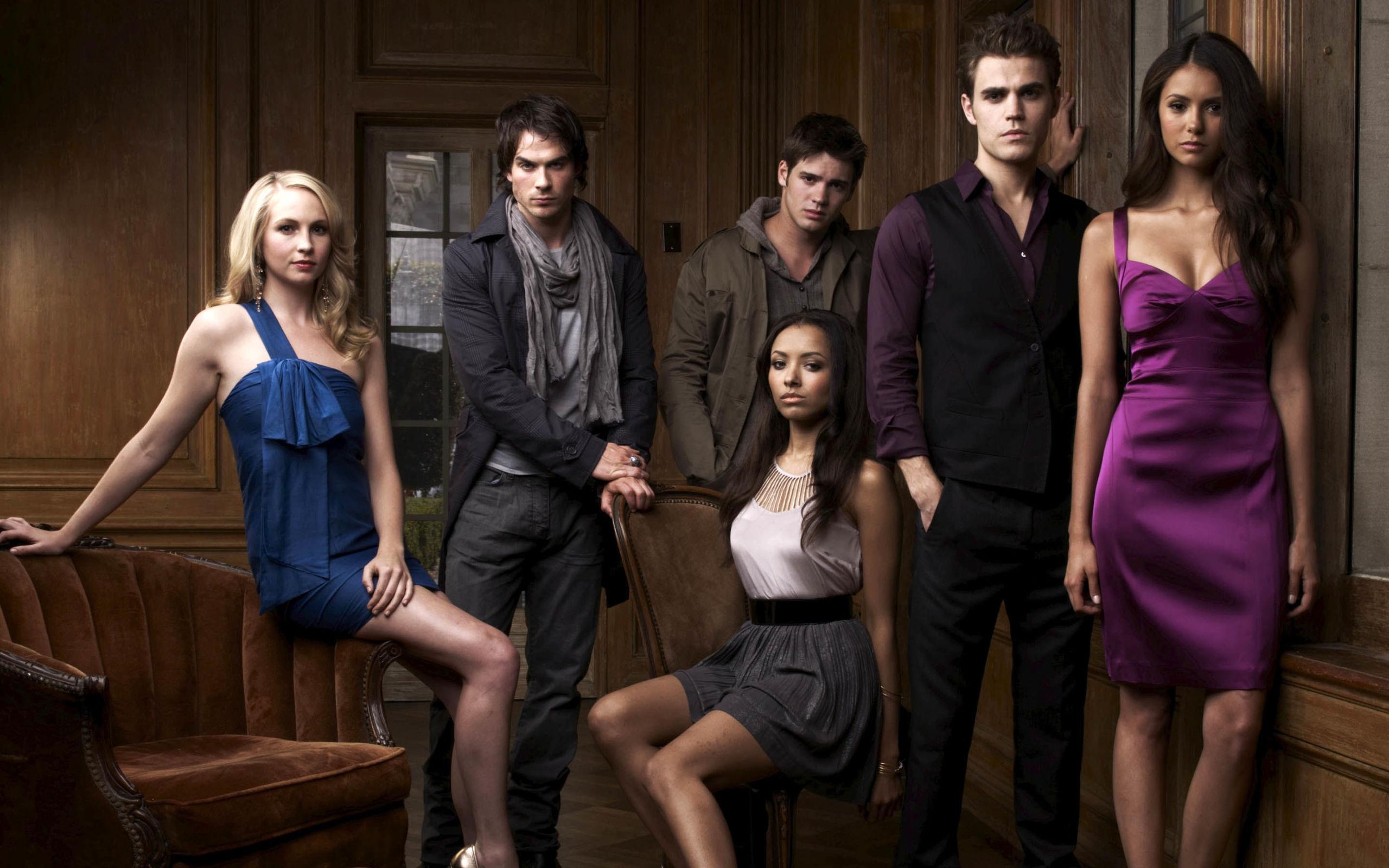 2560x1600 Vampire Diaries” Cast